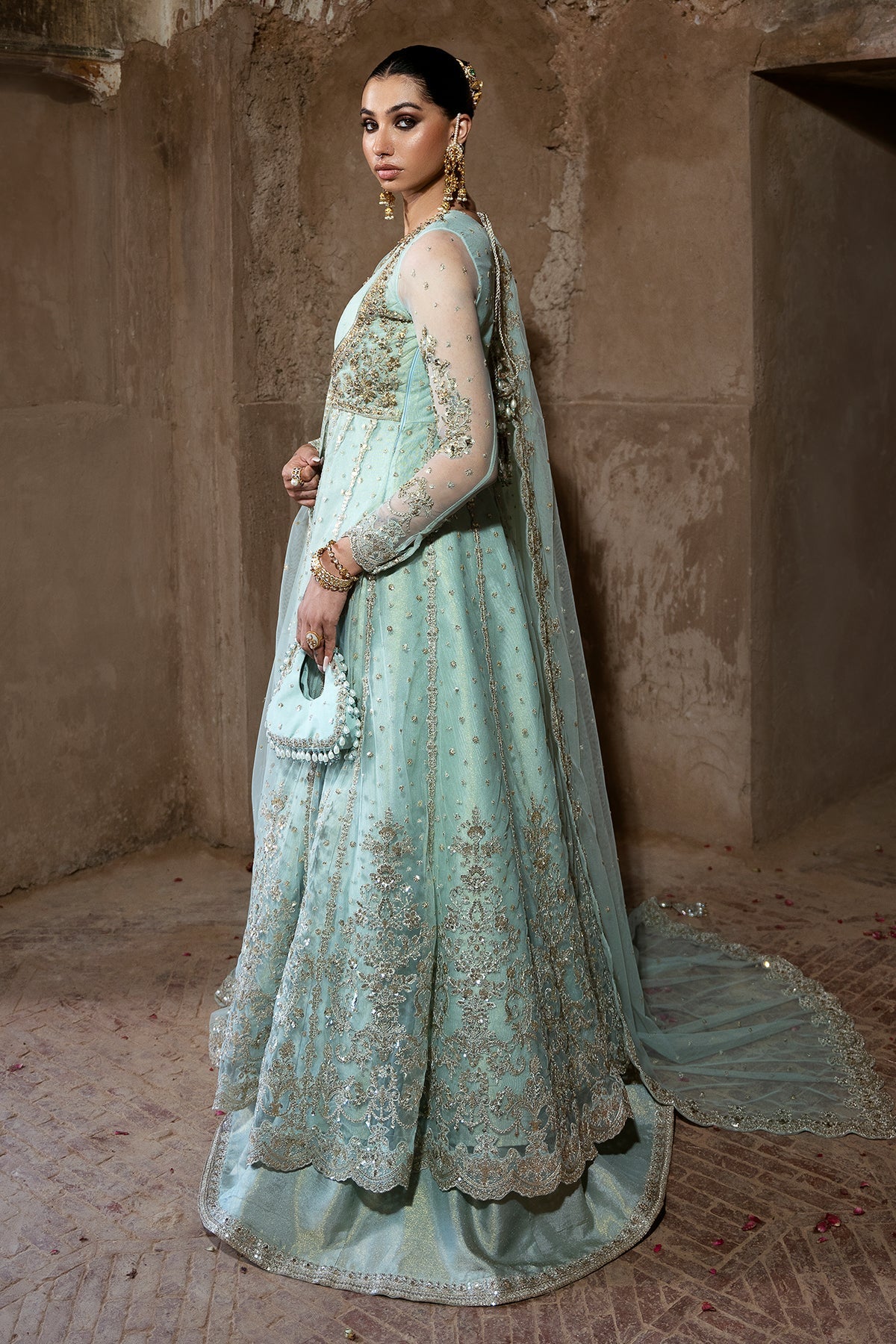 Mina Kashif | Virsa Wedding Formals | Safa - Official Mina Kashif stockist in UK - Sakeena London