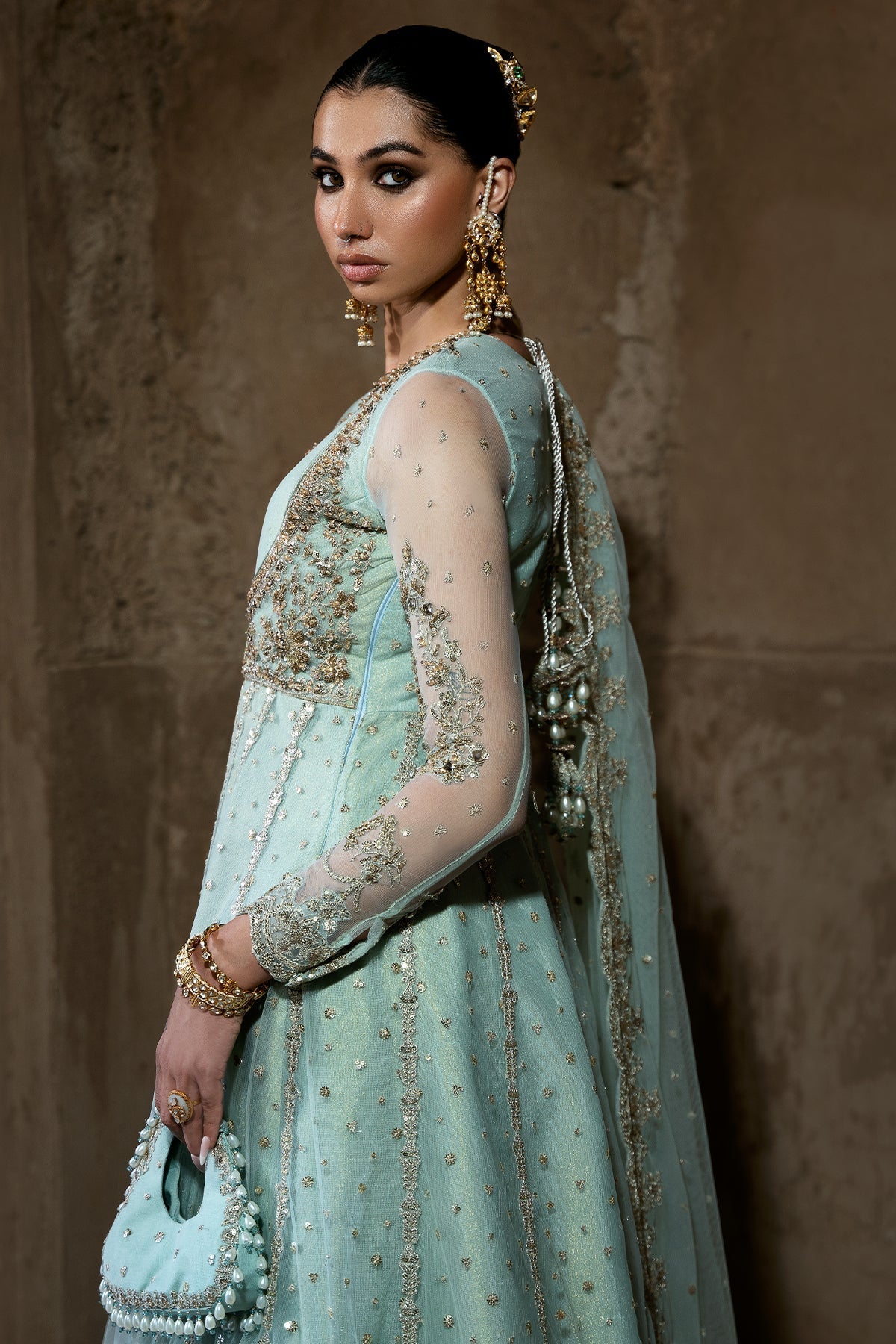 Mina Kashif | Virsa Wedding Formals | Safa - Official Mina Kashif stockist in UK - Sakeena London