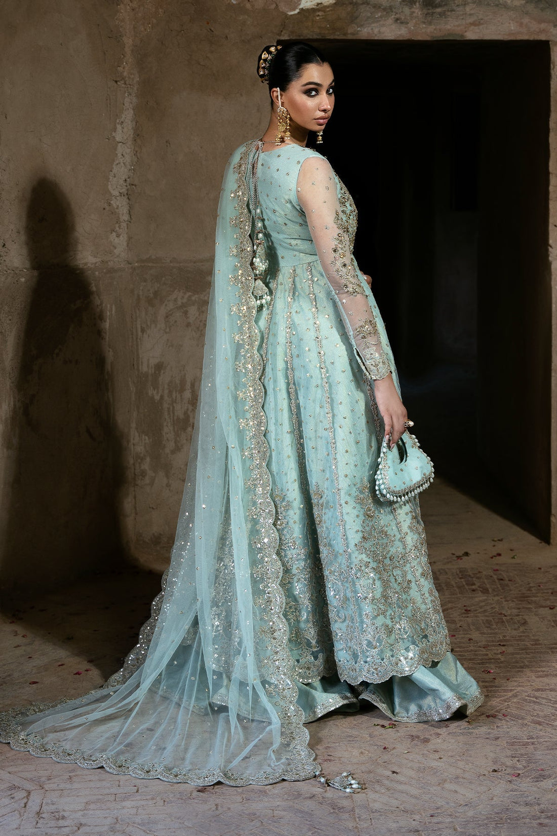 Mina Kashif | Virsa Wedding Formals | Safa - Official Mina Kashif stockist in UK - Sakeena London