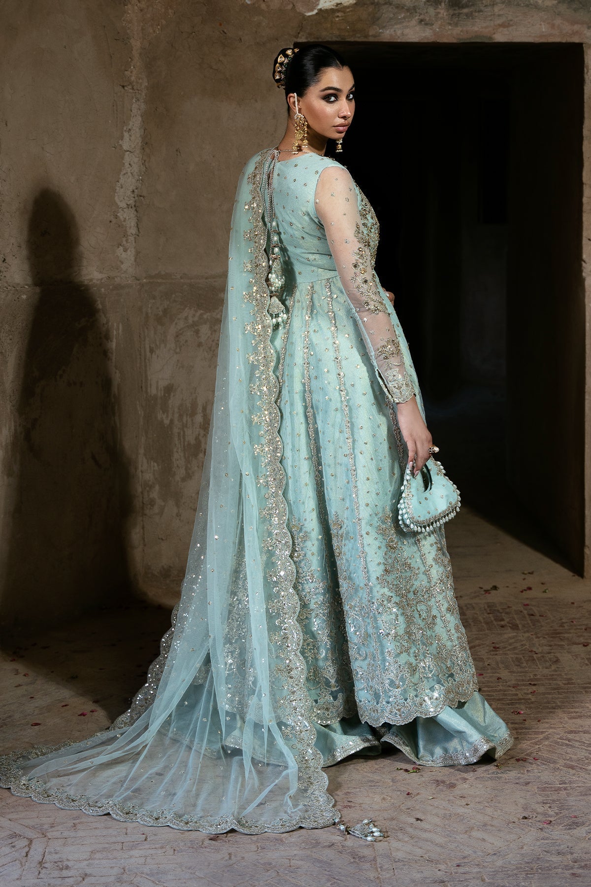 Mina Kashif | Virsa Wedding Formals | Safa - Official Mina Kashif stockist in UK - Sakeena London