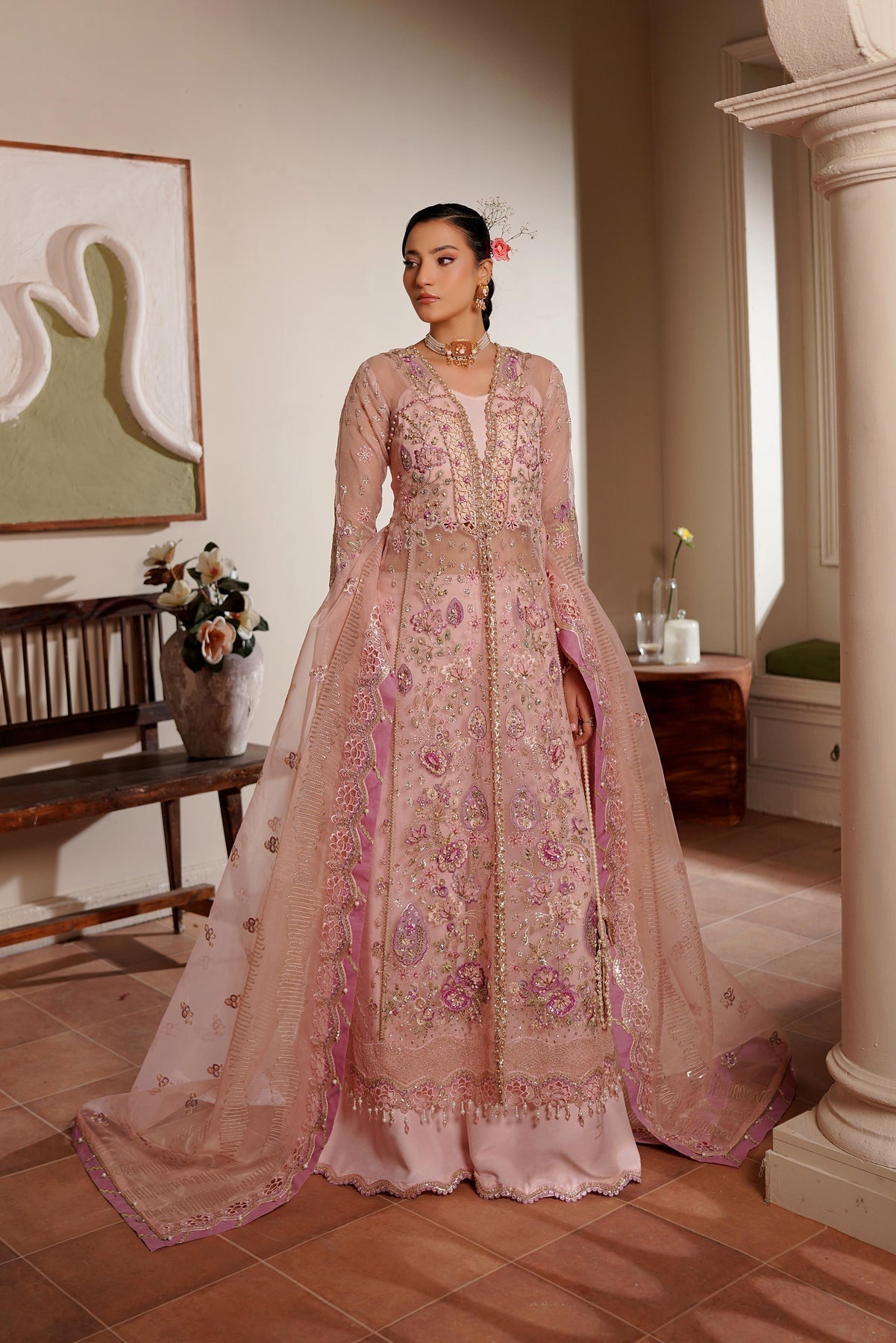 Maryams | Zeenat Luxury Formals | Sunehri-ZEE-1914 - Official Maryams stockist in UK - Sakeena London