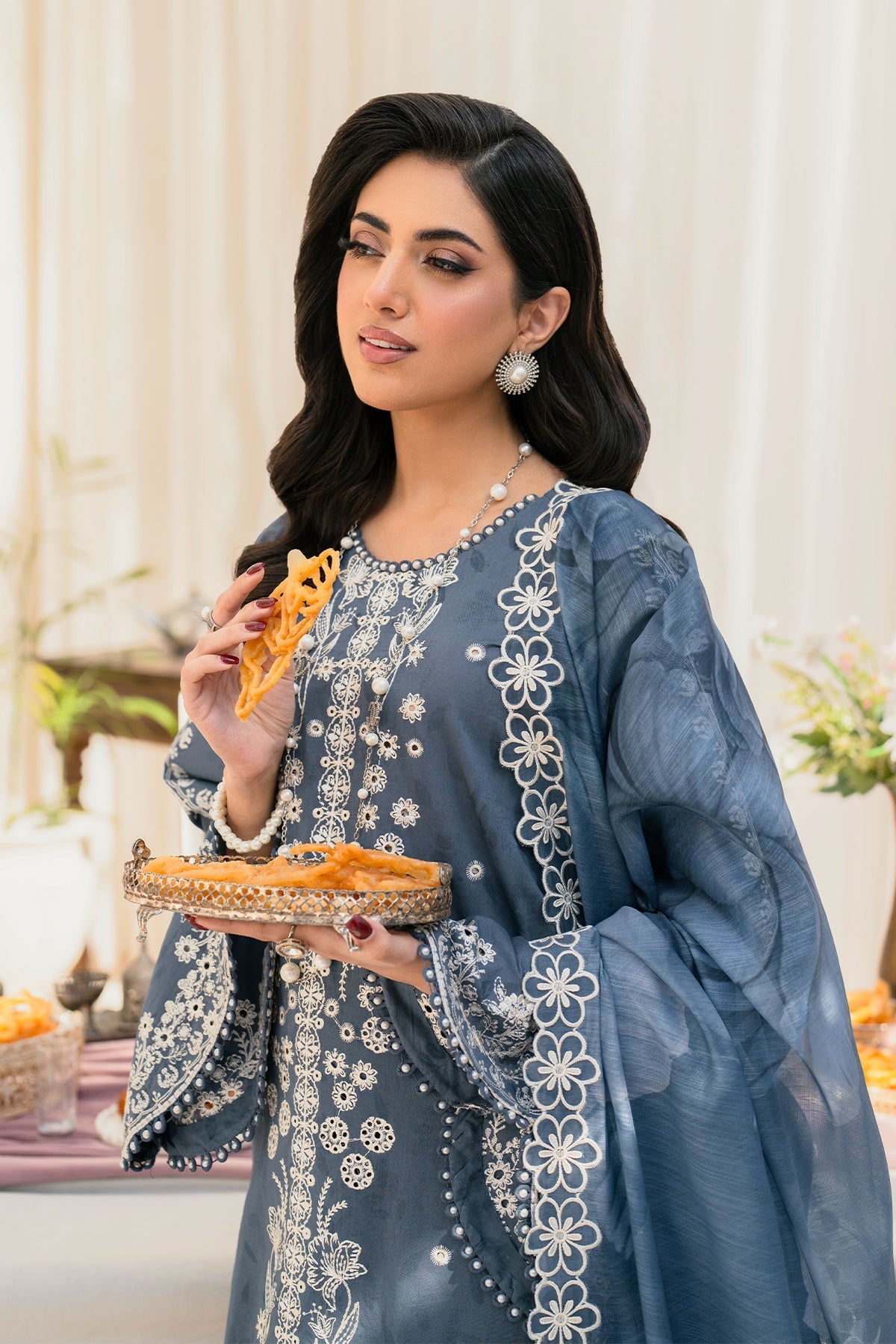 Zarif | Lamhay Luxury Eid Lawn 25 | 06 SAFAH - Official Zarif stockist in UK - Sakeena London