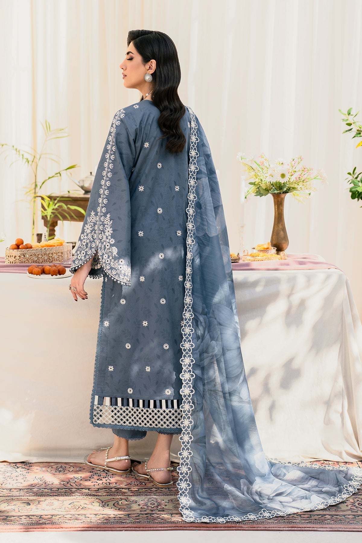 Zarif | Lamhay Luxury Eid Lawn 25 | 06 SAFAH - Official Zarif stockist in UK - Sakeena London