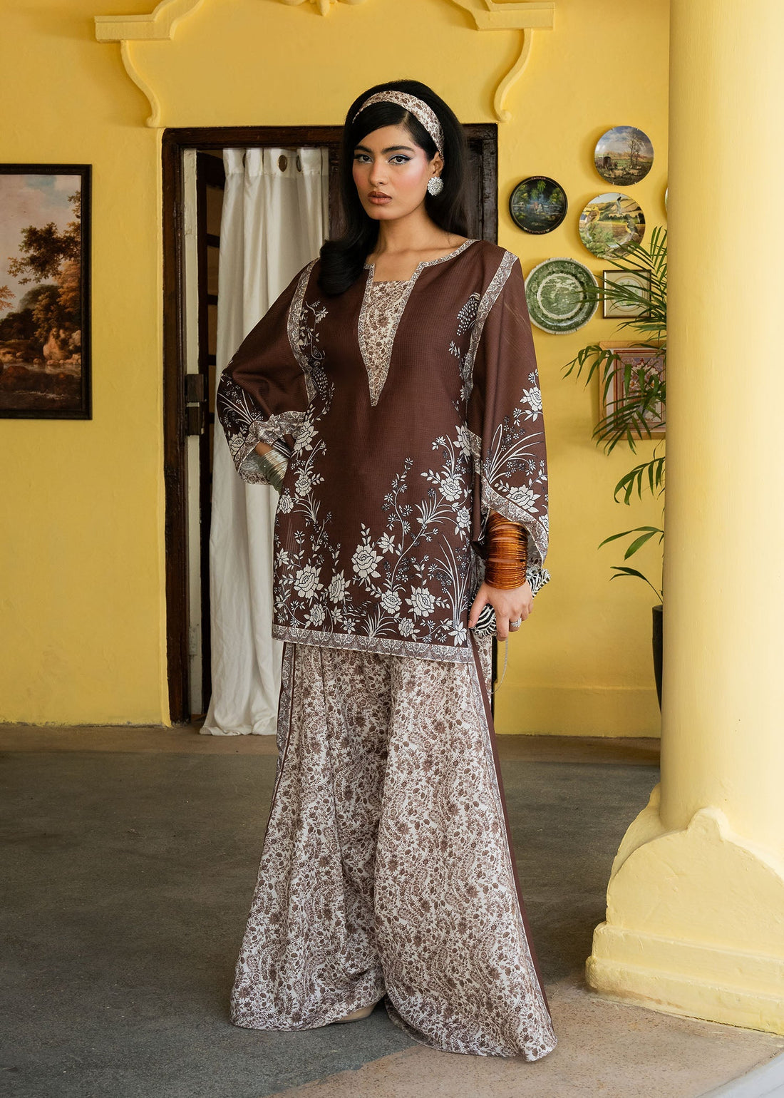 Maria Osama Khan | Retro Lawn 25 | Laleen - Official Maria Osama Khan stockist in UK - Sakeena London