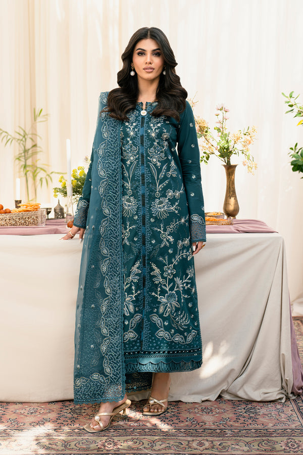 Zarif | Lamhay Luxury Eid Lawn 25 | 04 WARINA - Official Zarif stockist in UK - Sakeena London