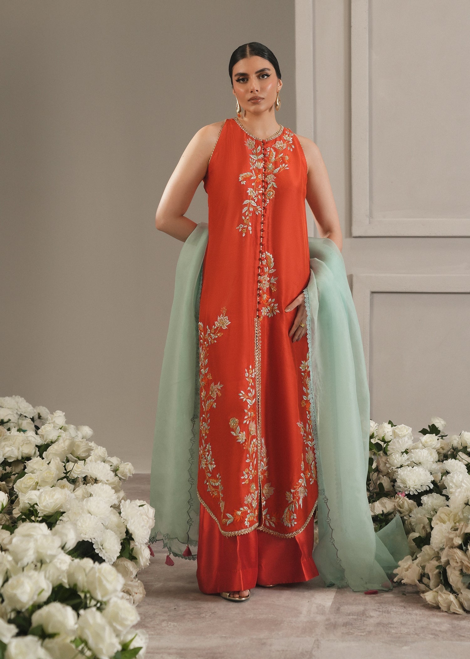 Umsha | The Luxe Chapter | Scarlett Flame - Official Umsha stockist in UK - Sakeena London