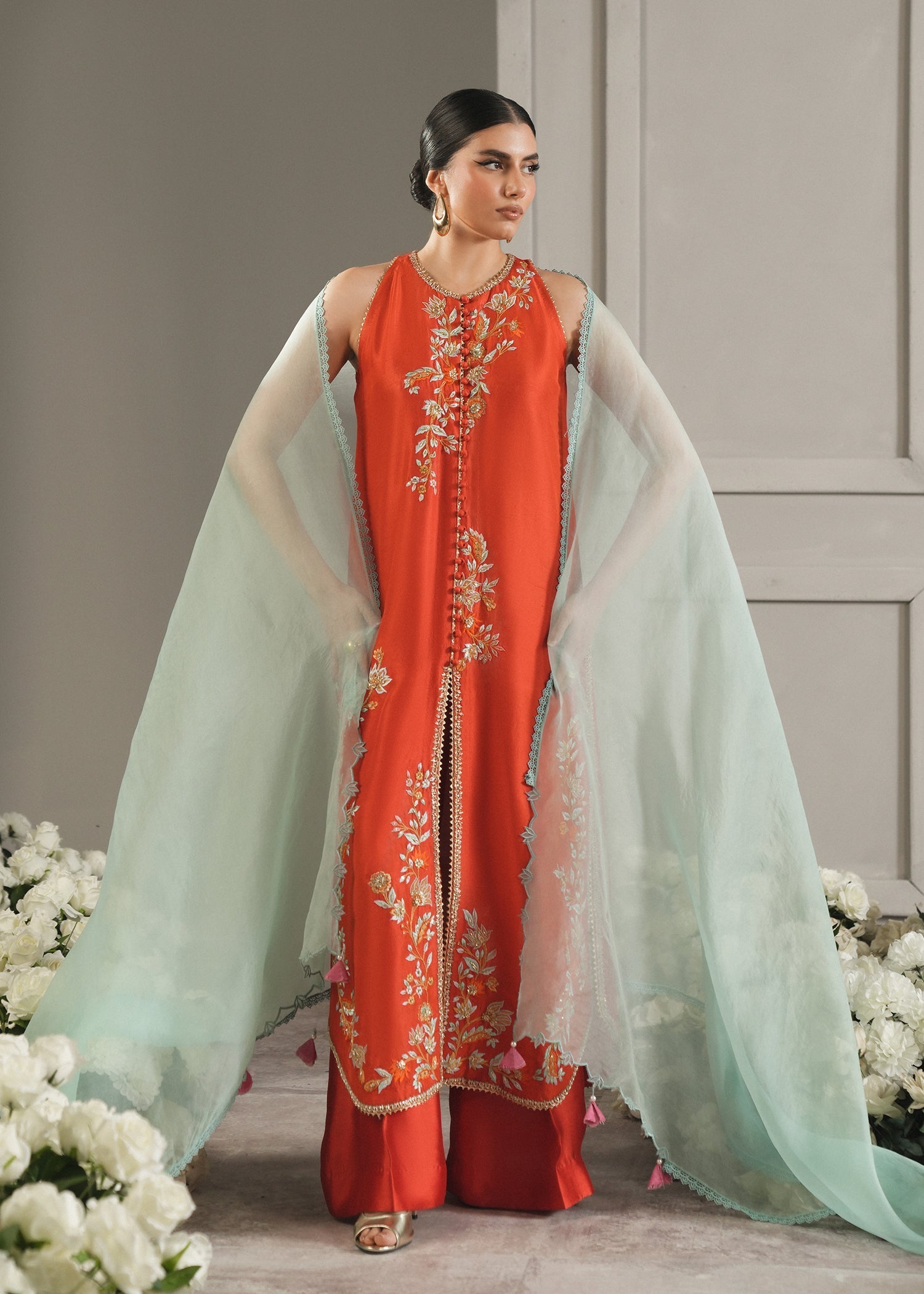 Umsha | The Luxe Chapter | Scarlett Flame - Official Umsha stockist in UK - Sakeena London