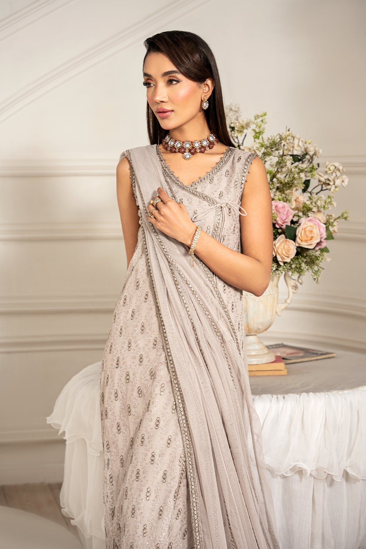 Zarif | Formal Edit 25 | ZFE-05 ALAINA - Official Zarif stockist in UK - Sakeena London