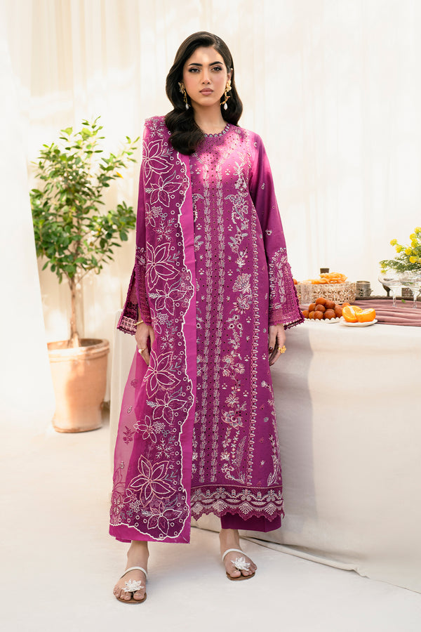 Zarif | Lamhay Luxury Eid Lawn 25 | 01 ALOHA - Official Zarif stockist in UK - Sakeena London