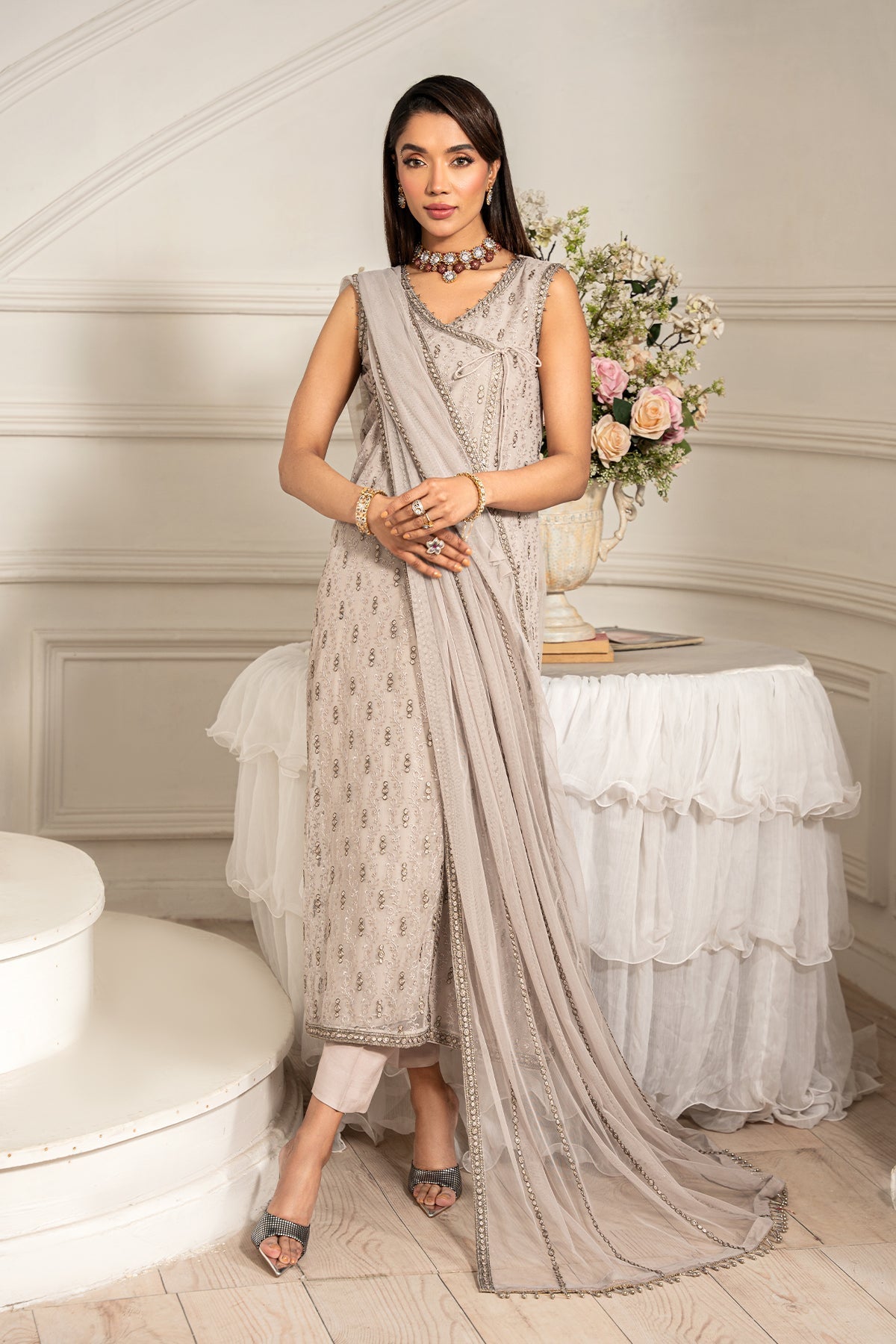 Zarif | Formal Edit 25 | ZFE-05 ALAINA - Official Zarif stockist in UK - Sakeena London