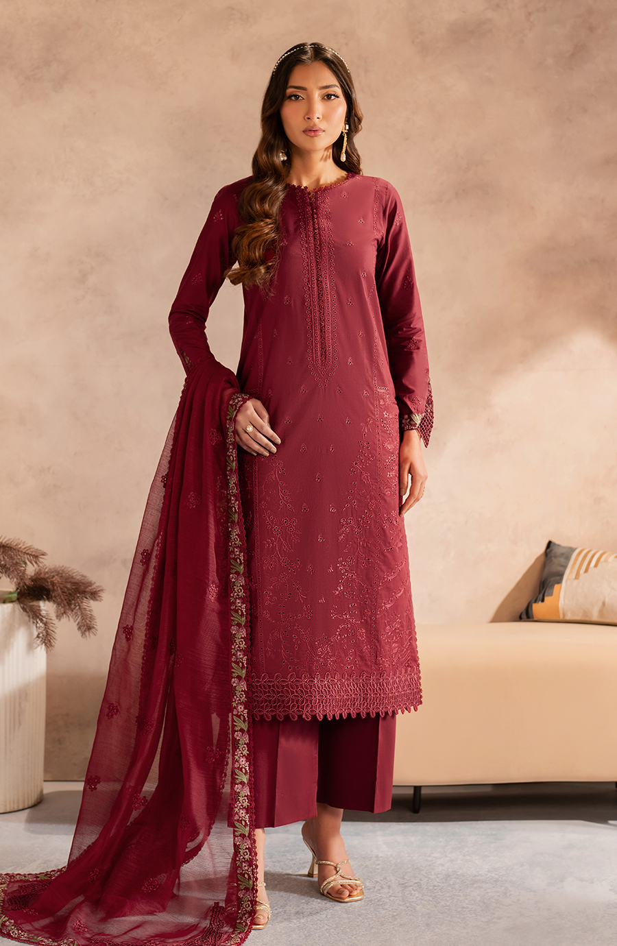 Zarif | Summer Lawn 25 | UNST-LWN-02 SAYAH - Official Zarif stockist in UK - Sakeena London