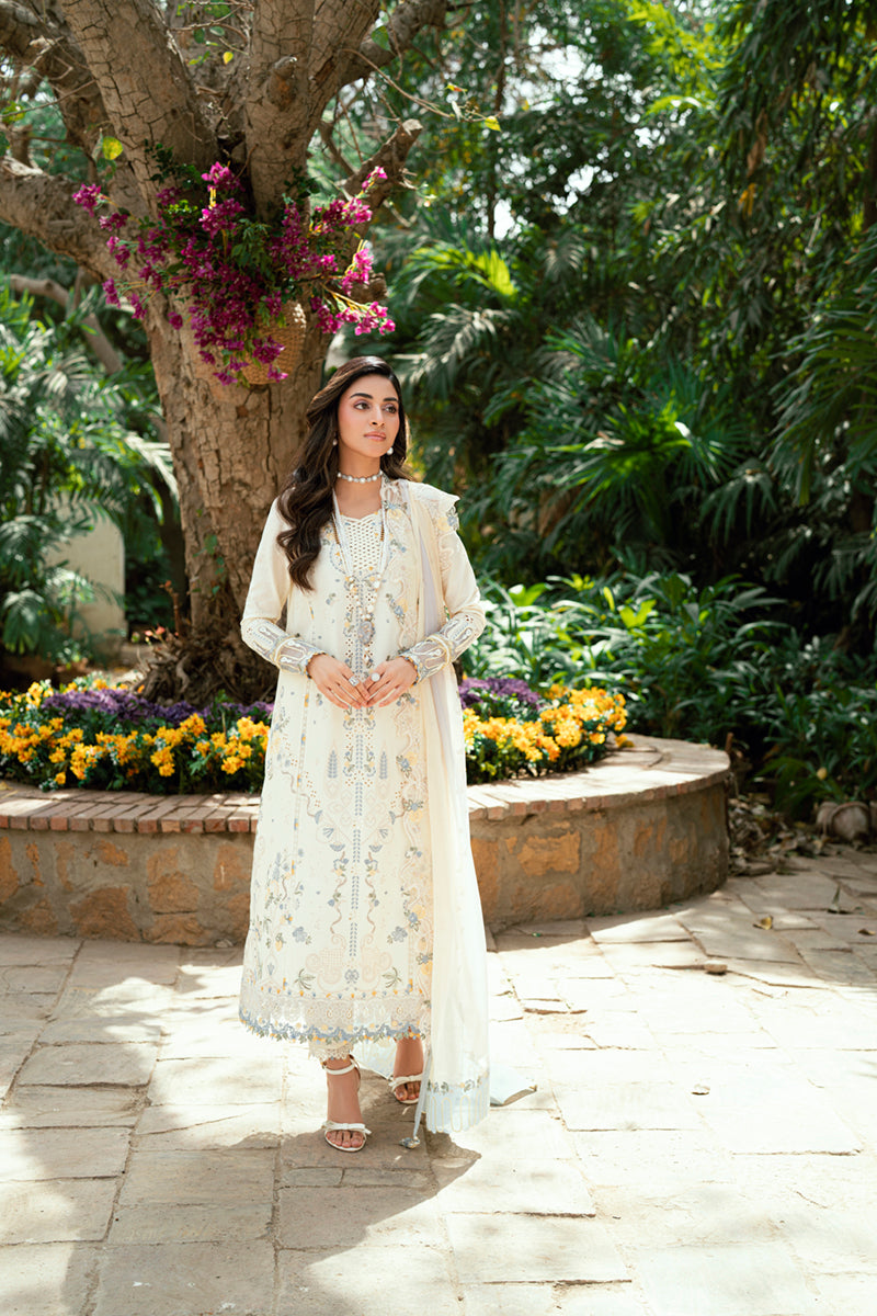 Qalamkar | Luxury Lawn Eid Edit | SB-09 Adeena - Official Qalamkar stockist in UK - Sakeena London