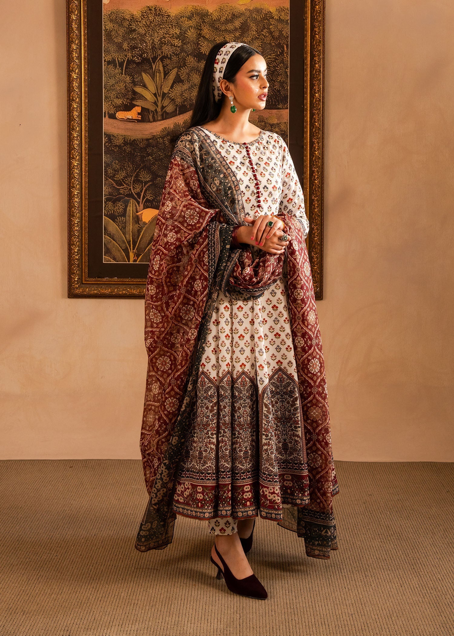 Maria Osama Khan | Retro Lawn 25 | Nair - Official Maria Osama Khan stockist in UK - Sakeena London