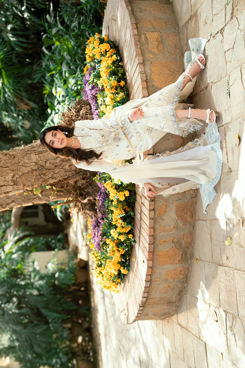 Qalamkar | Luxury Lawn Eid Edit | SB-09 Adeena - Official Qalamkar stockist in UK - Sakeena London