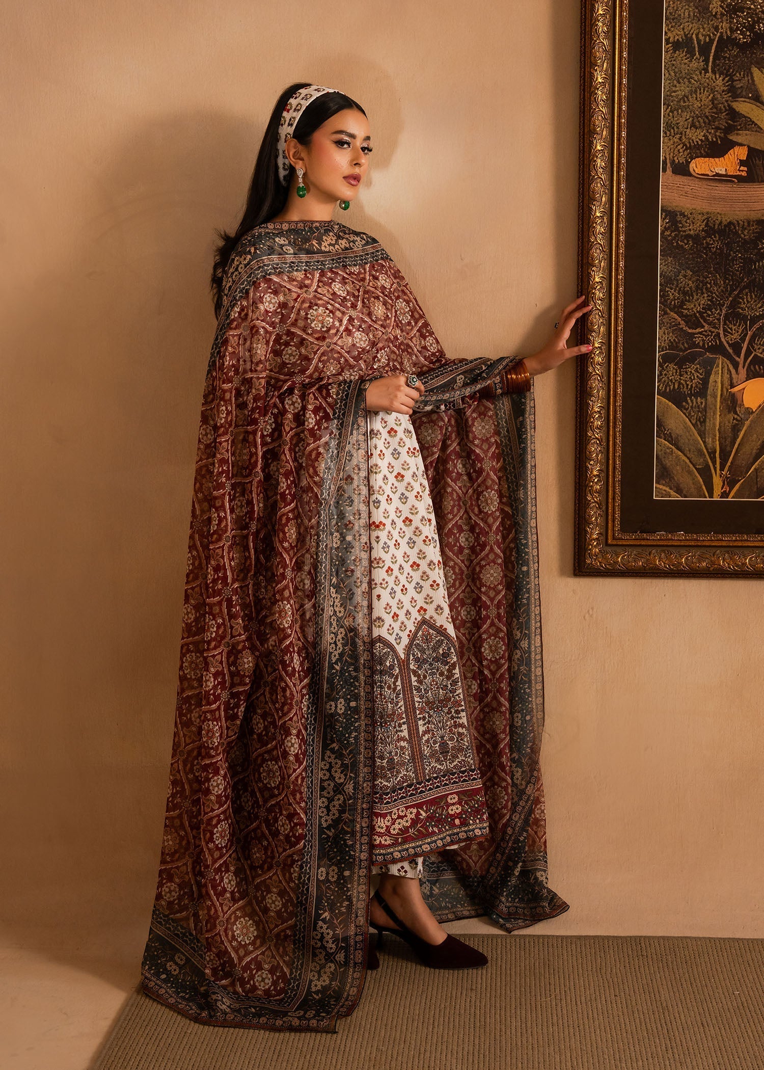 Maria Osama Khan | Retro Lawn 25 | Nair - Official Maria Osama Khan stockist in UK - Sakeena London