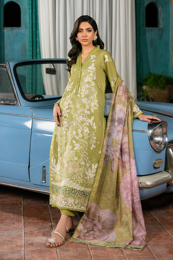 Zarif | Lamhay Luxury Eid Lawn 25 | 03 HIRRAM - Official Zarif stockist in UK - Sakeena London