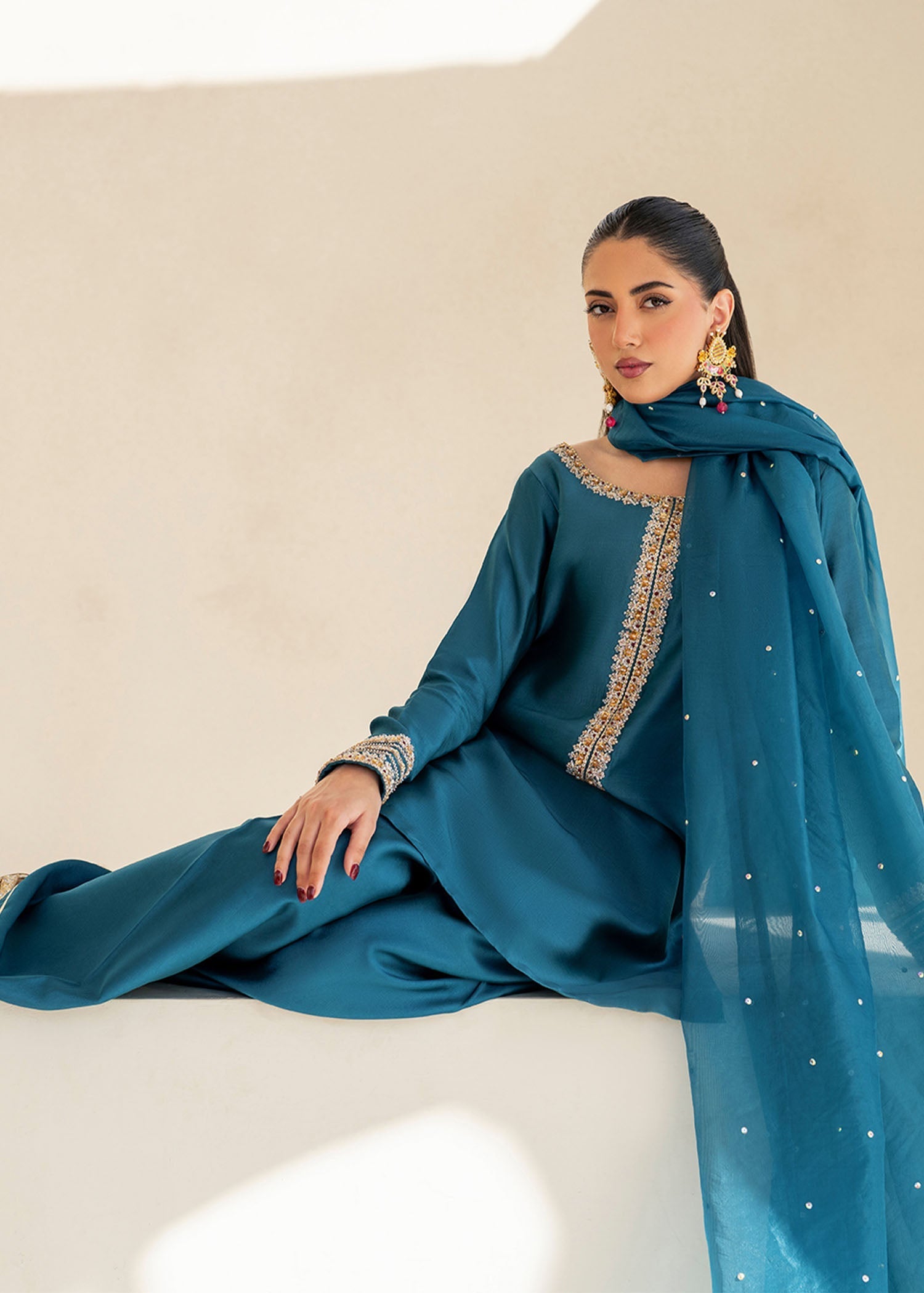Dastoor | Maahi Luxury Pret 25 | ELISA - Official Dastoor stockist in UK - Sakeena London