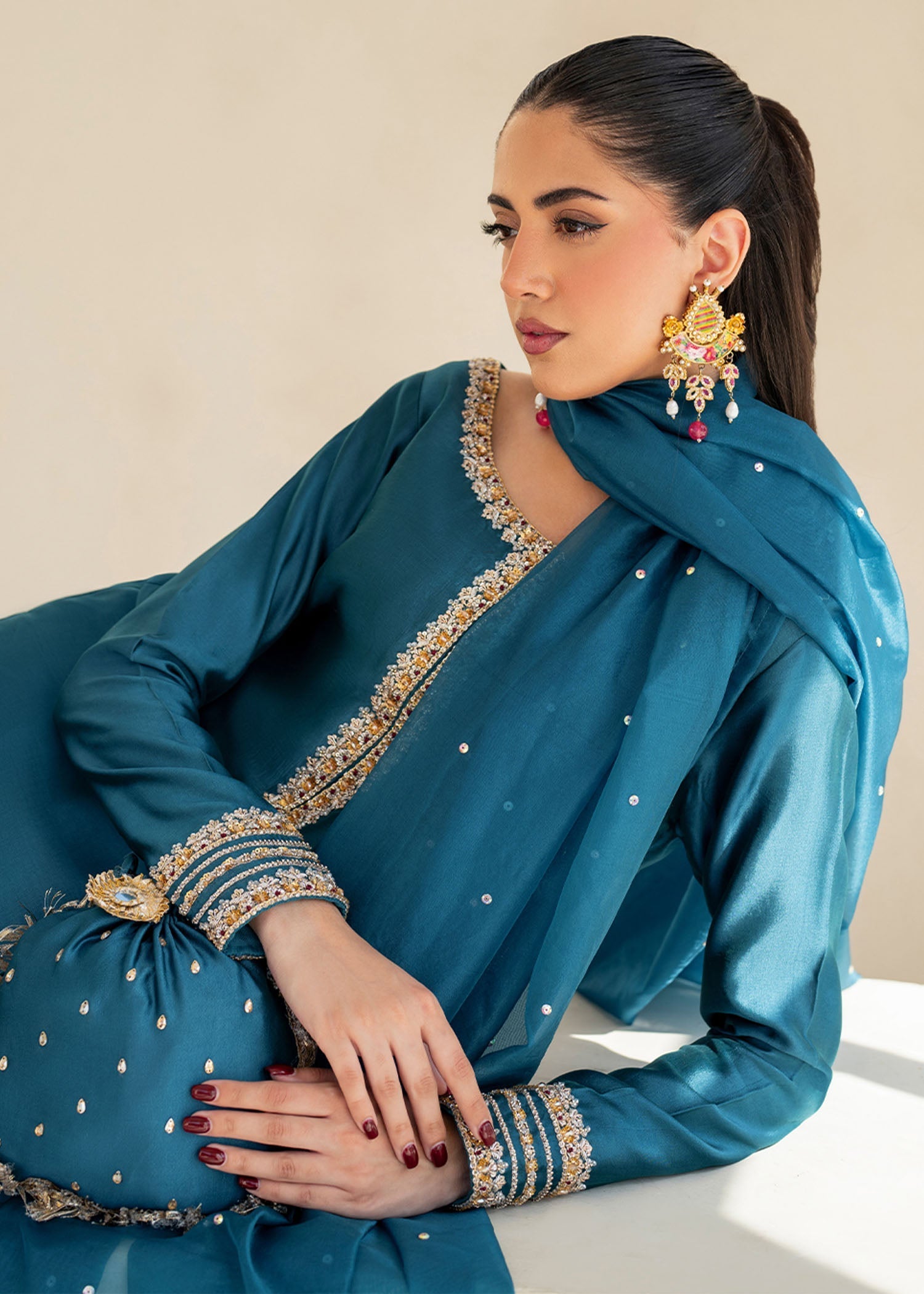 Dastoor | Maahi Luxury Pret 25 | ELISA - Official Dastoor stockist in UK - Sakeena London