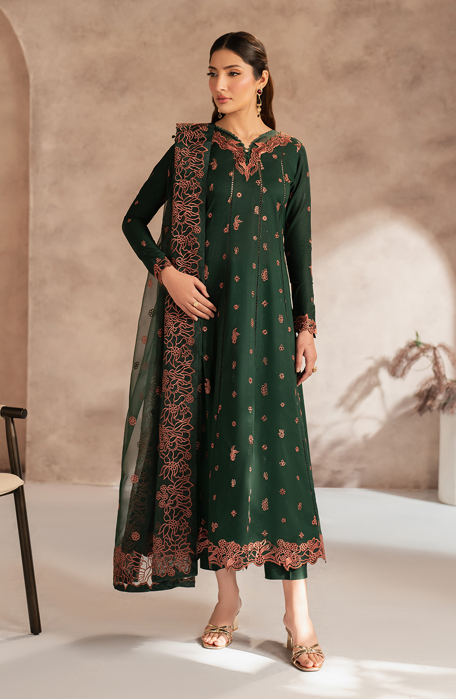 Zarif | Summer Lawn 25 | UNST-LWN-04 SIRAAN - Official Zarif stockist in UK - Sakeena London