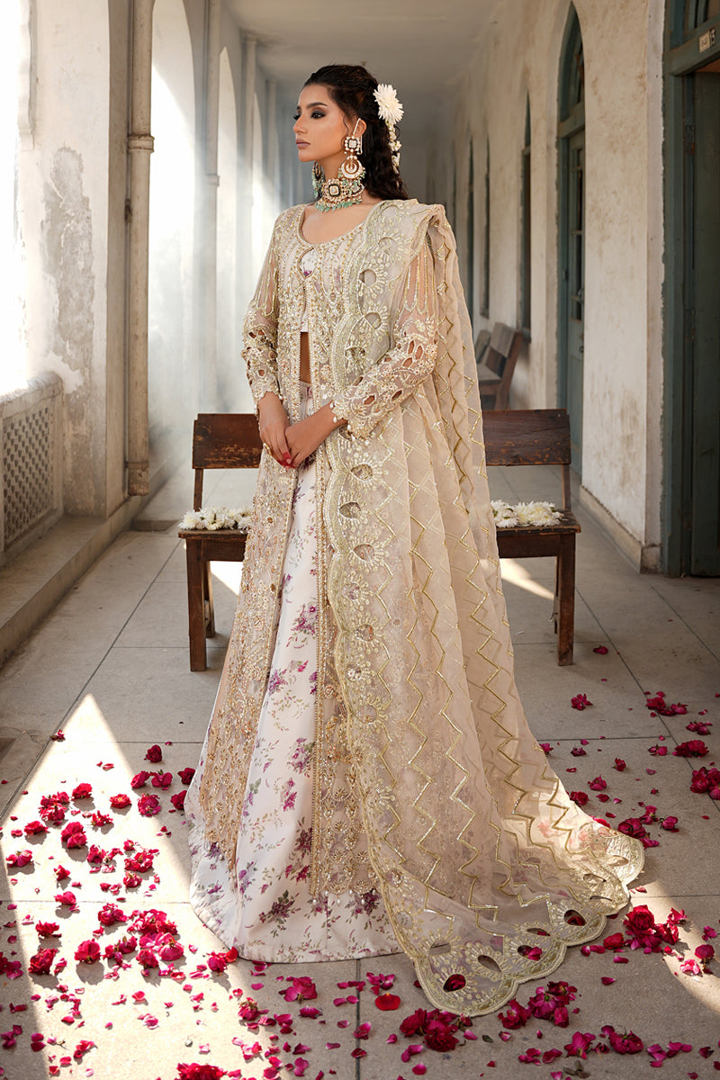 Maryams | Zeenat Luxury Formals | White Orchid - Z-01 - Official Maryams stockist in UK - Sakeena London