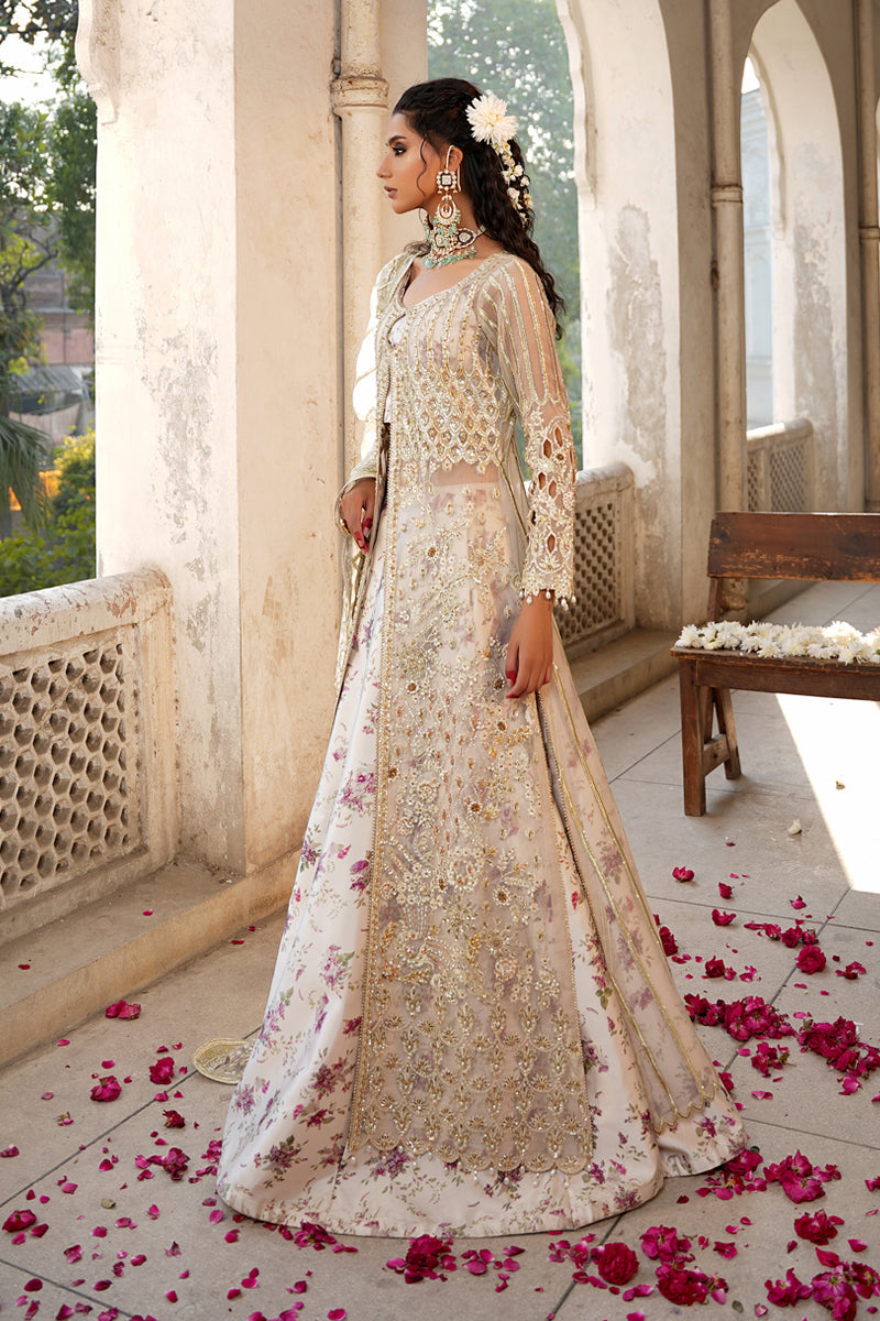 Maryams | Zeenat Luxury Formals | White Orchid - Z-01 - Official Maryams stockist in UK - Sakeena London