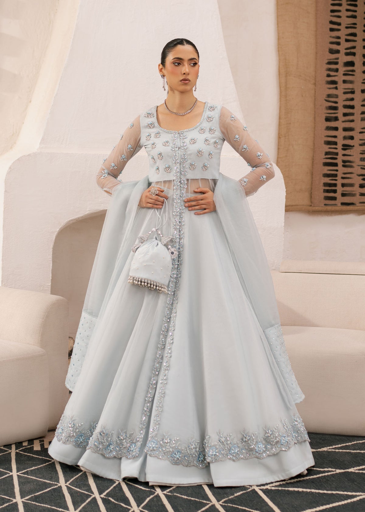 Dastoor | Rania Luxury Pret 25 | Mayal - Official Dastoor stockist in UK - Sakeena London