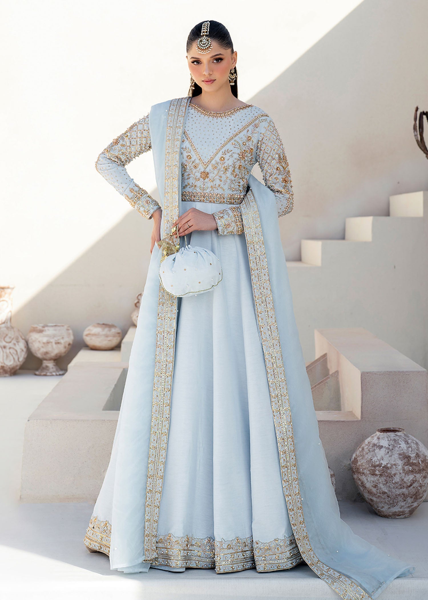 Dastoor | Maahi Luxury Pret 25 | Hoor - Official Dastoor stockist in UK - Sakeena London