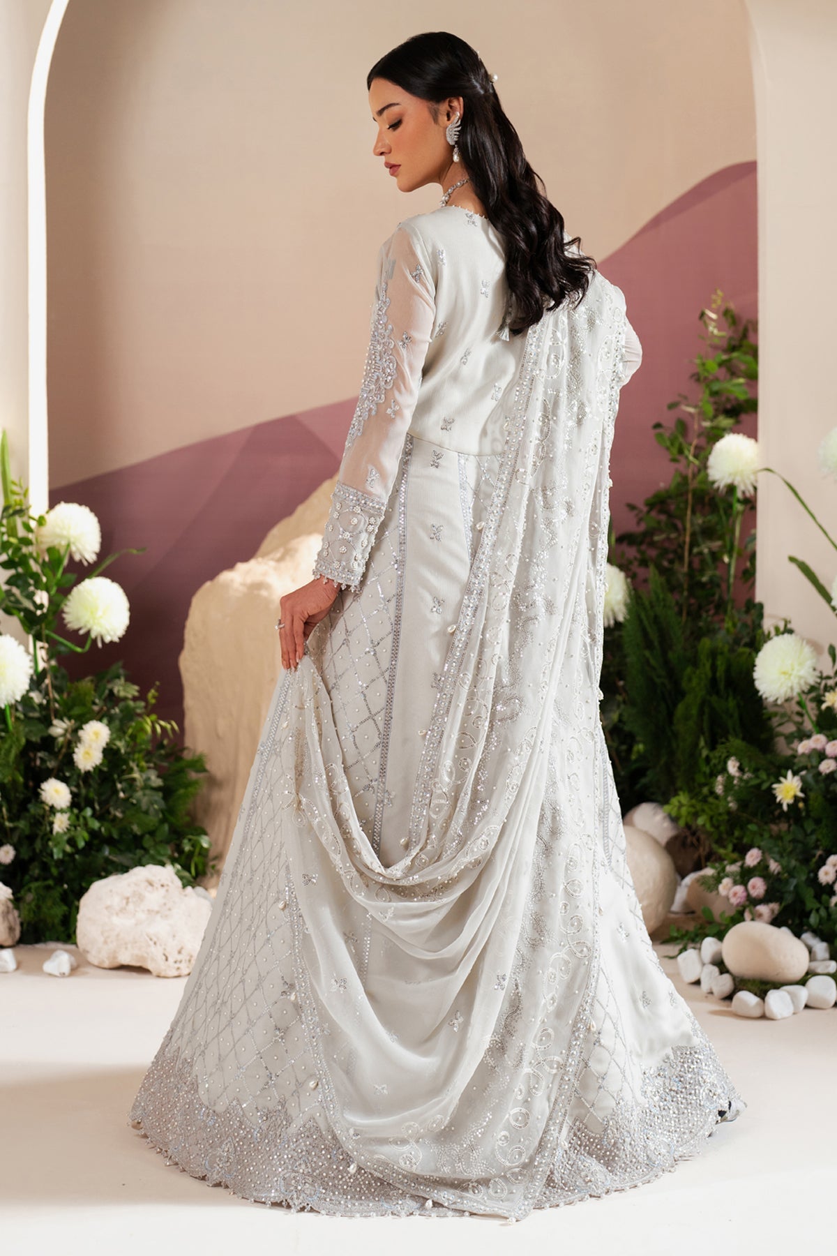 Alizeh | Handcrafted Eid Edit 25 | AF-HM-4032-Musk - Official Alizeh stockist in UK - Sakeena London