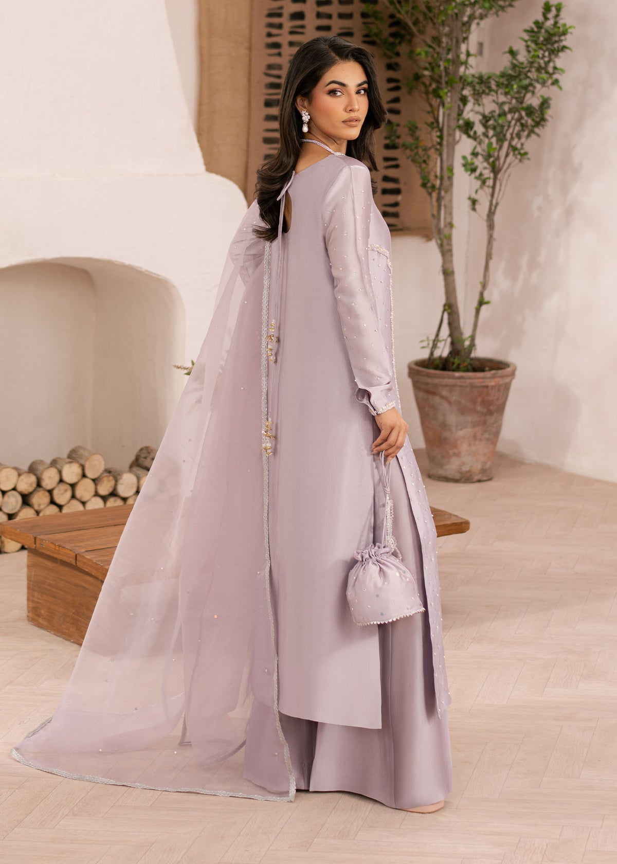 Dastoor | Rania Luxury Pret 25 | Aster - Official Dastoor stockist in UK - Sakeena London
