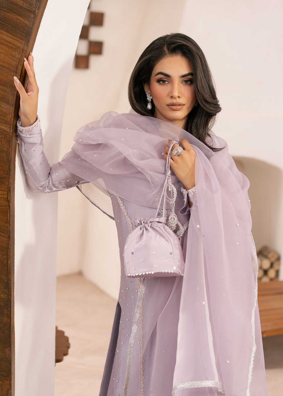 Dastoor | Rania Luxury Pret 25 | Aster - Official Dastoor stockist in UK - Sakeena London
