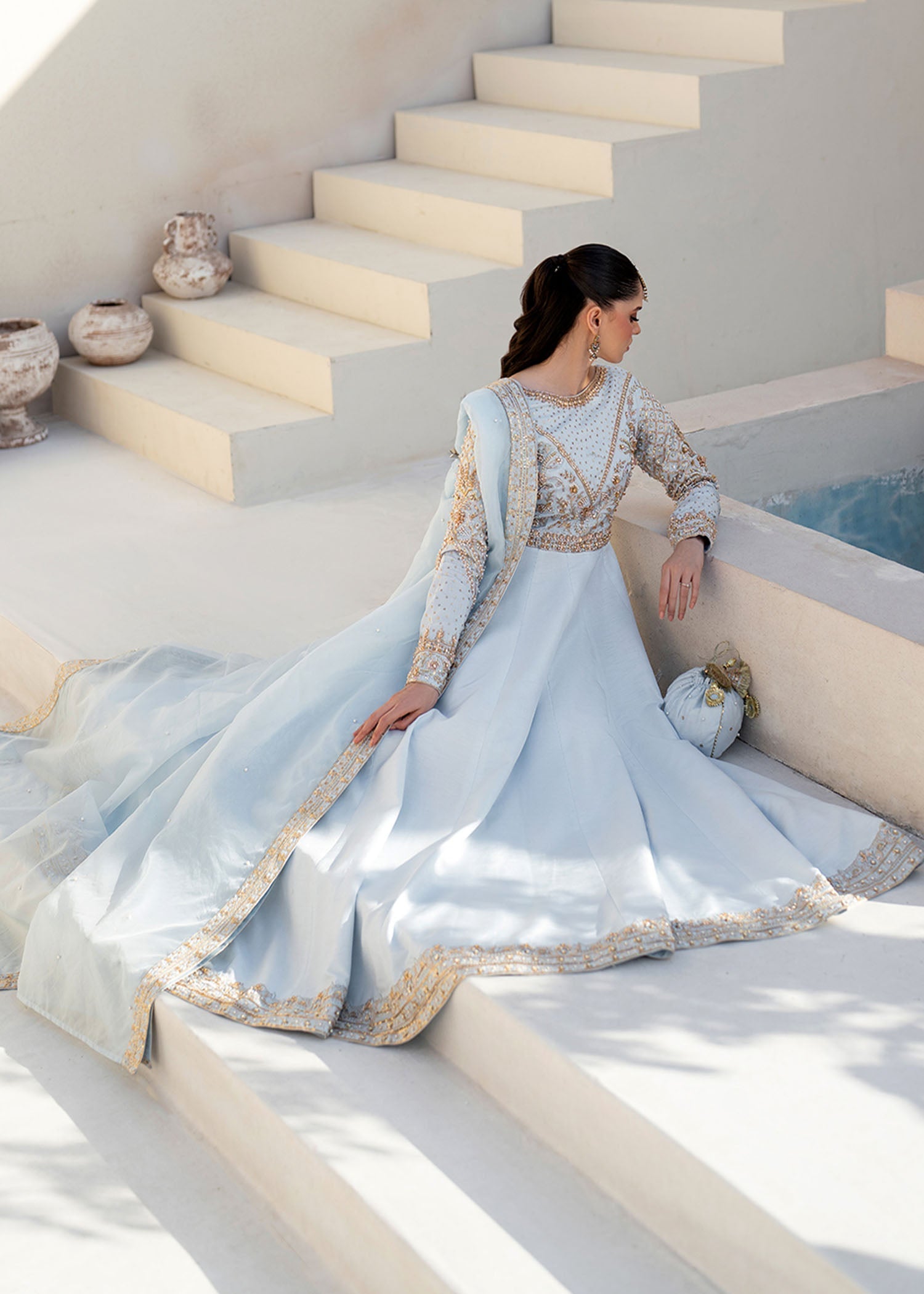 Dastoor | Maahi Luxury Pret 25 | Hoor - Official Dastoor stockist in UK - Sakeena London