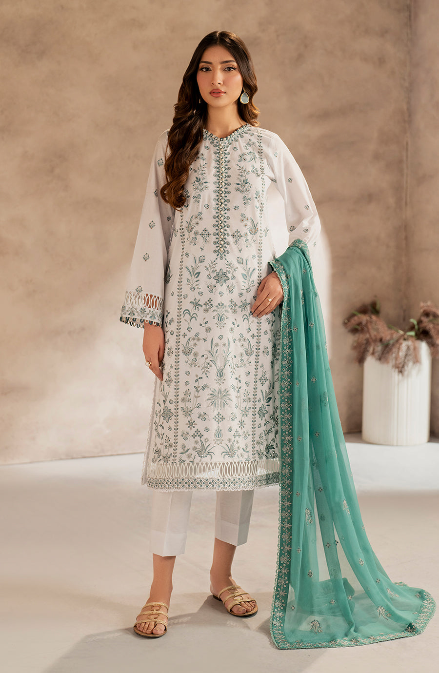 Zarif | Summer Lawn 25 | UNST-LWN-05 SEMIL - Official Zarif stockist in UK - Sakeena London