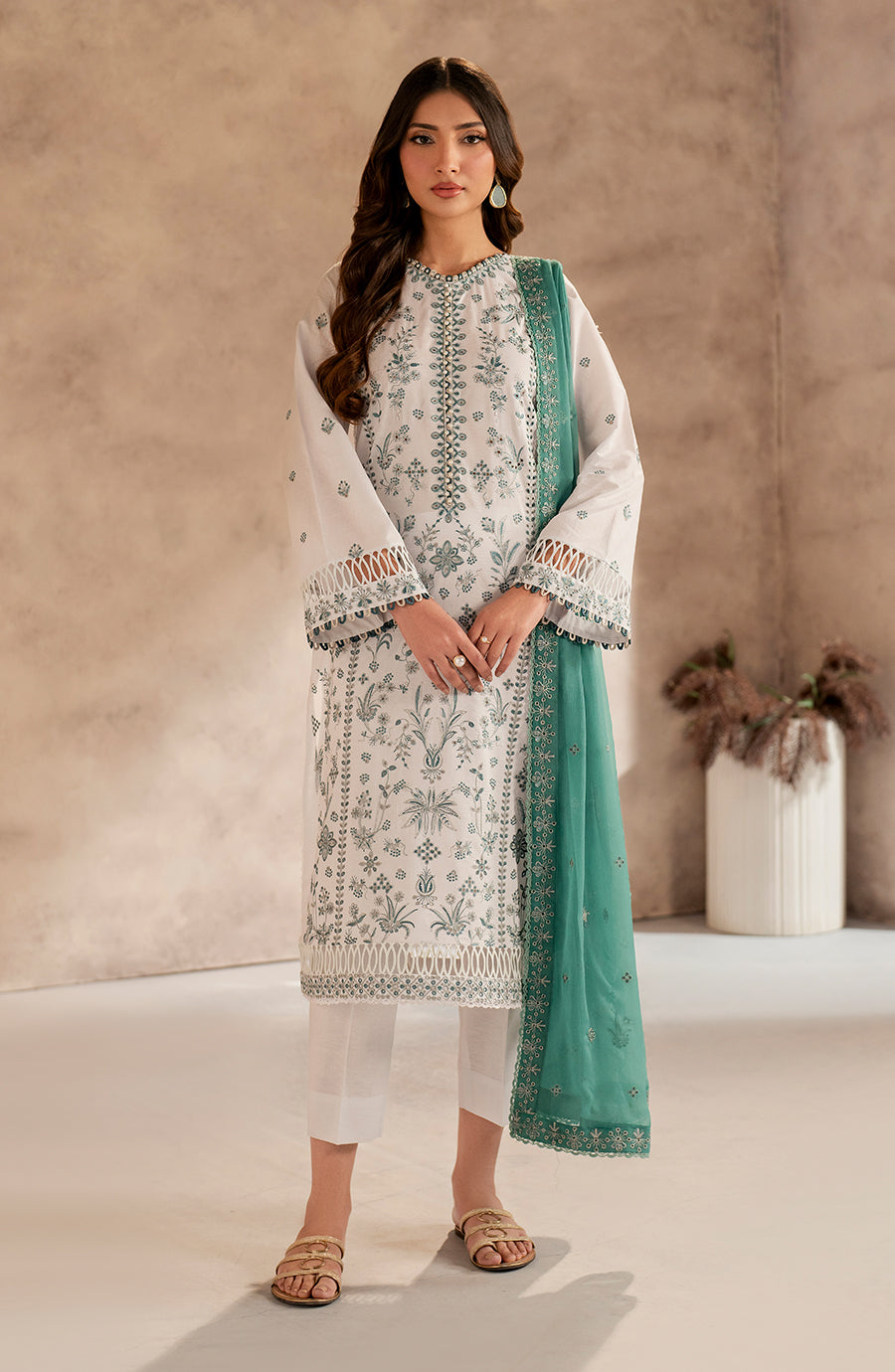 Zarif | Summer Lawn 25 | UNST-LWN-05 SEMIL - Official Zarif stockist in UK - Sakeena London
