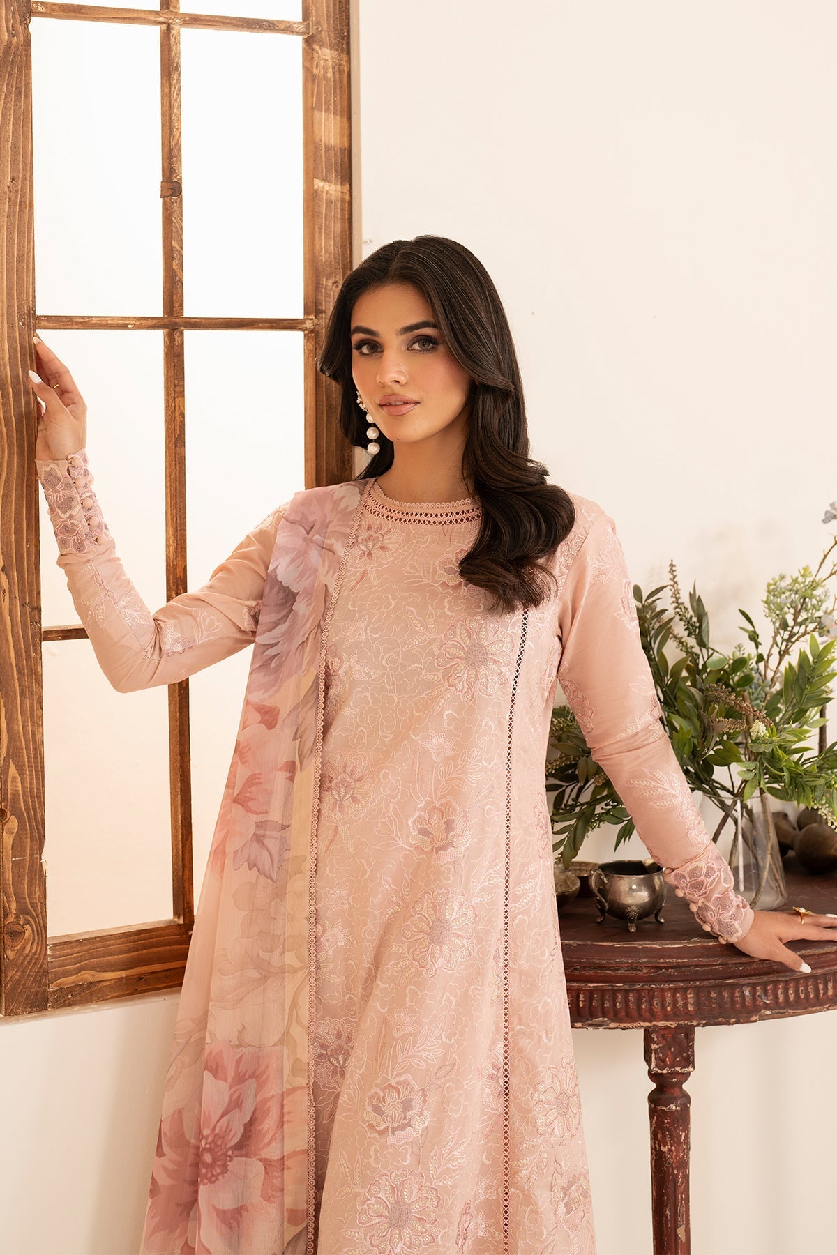 Zarif | Lamhay Luxury Eid Lawn 25 | 10 AREEBAH - Official Zarif stockist in UK - Sakeena London