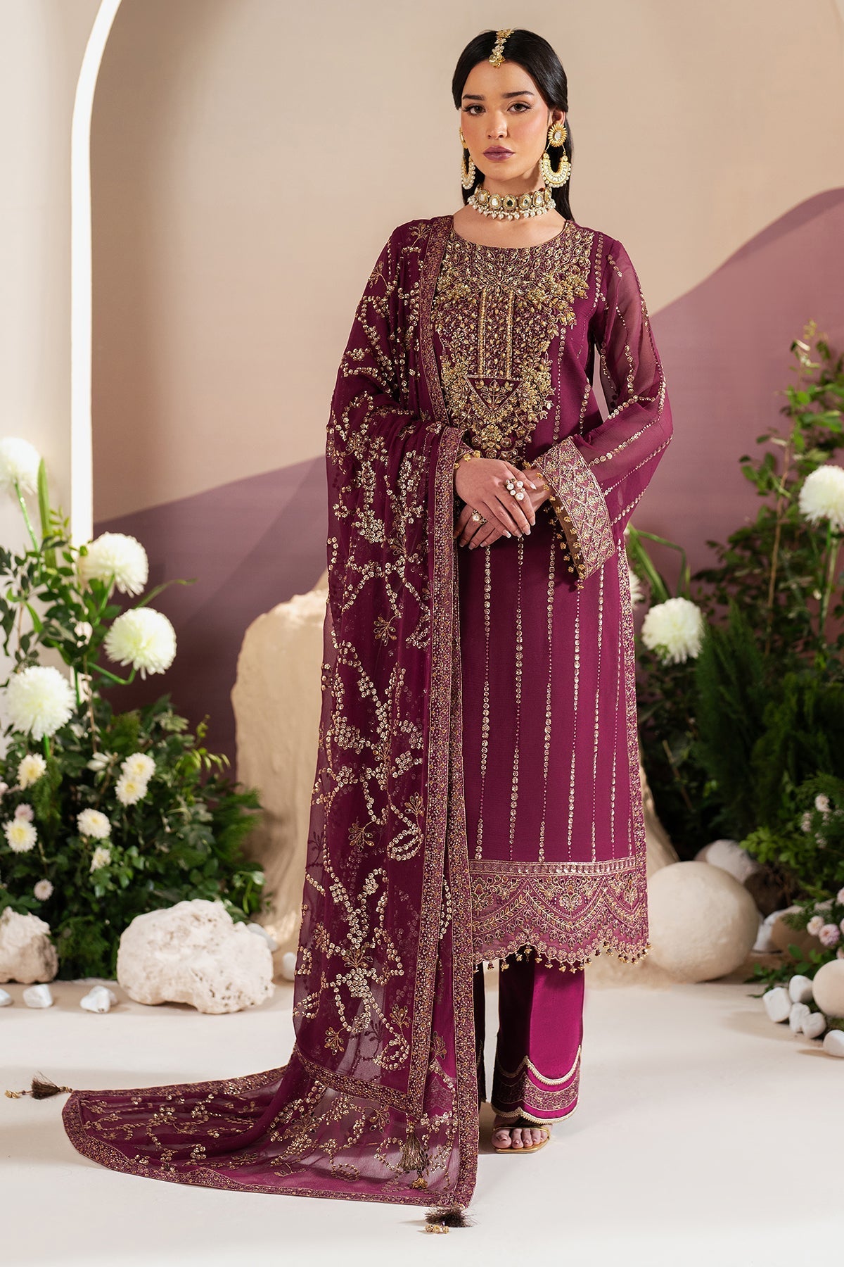 Alizeh | Handcrafted Eid Edit 25 | AF-HM-4034-Dusk - Official Alizeh stockist in UK - Sakeena London