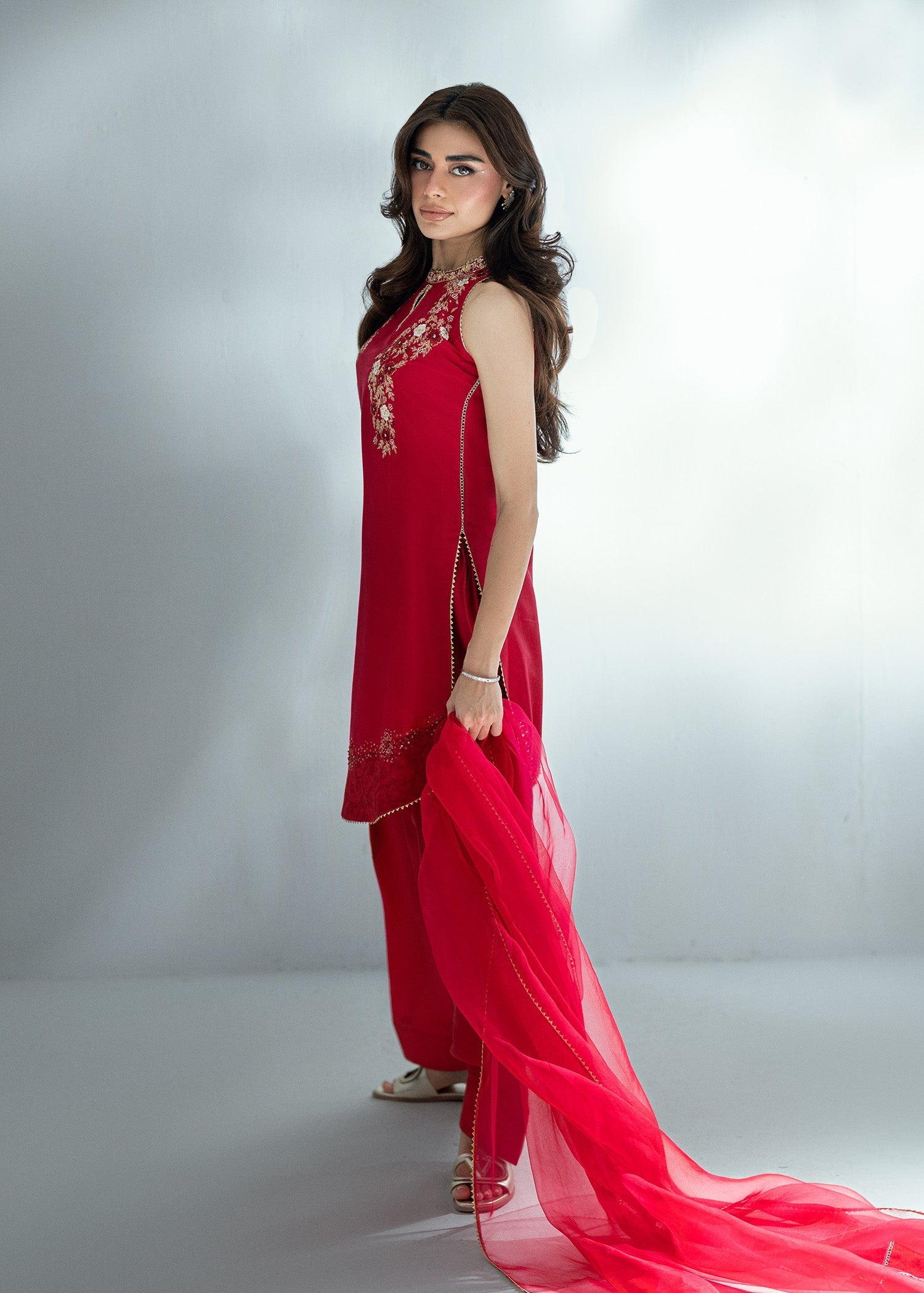 Umsha | Soiree De Rose | Scarlet Smile - Official Umsha stockist in UK - Sakeena London
