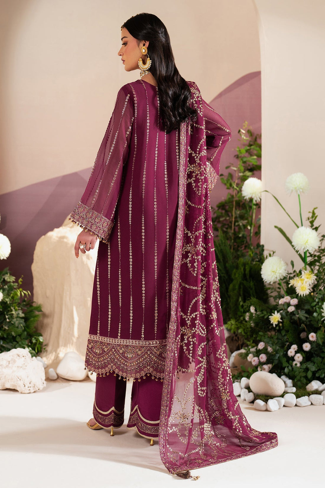 Alizeh | Handcrafted Eid Edit 25 | AF-HM-4034-Dusk - Official Alizeh stockist in UK - Sakeena London