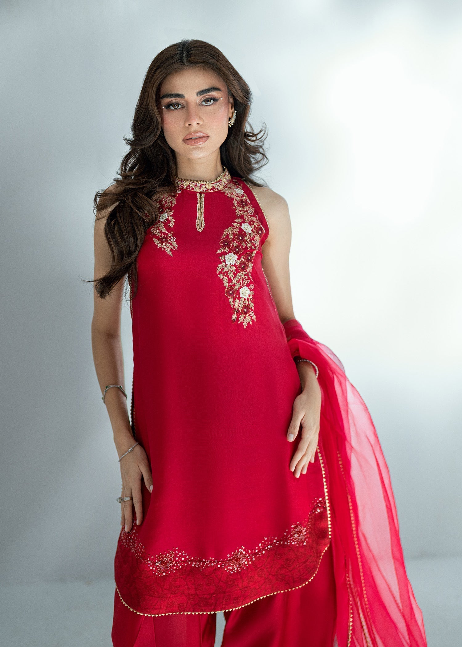 Umsha | Soiree De Rose | Scarlet Smile - Official Umsha stockist in UK - Sakeena London