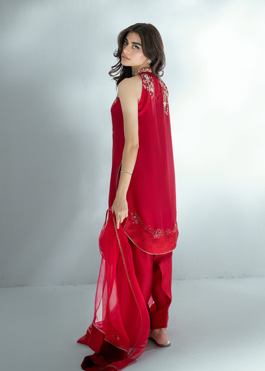 Umsha | Soiree De Rose | Scarlet Smile - Official Umsha stockist in UK - Sakeena London