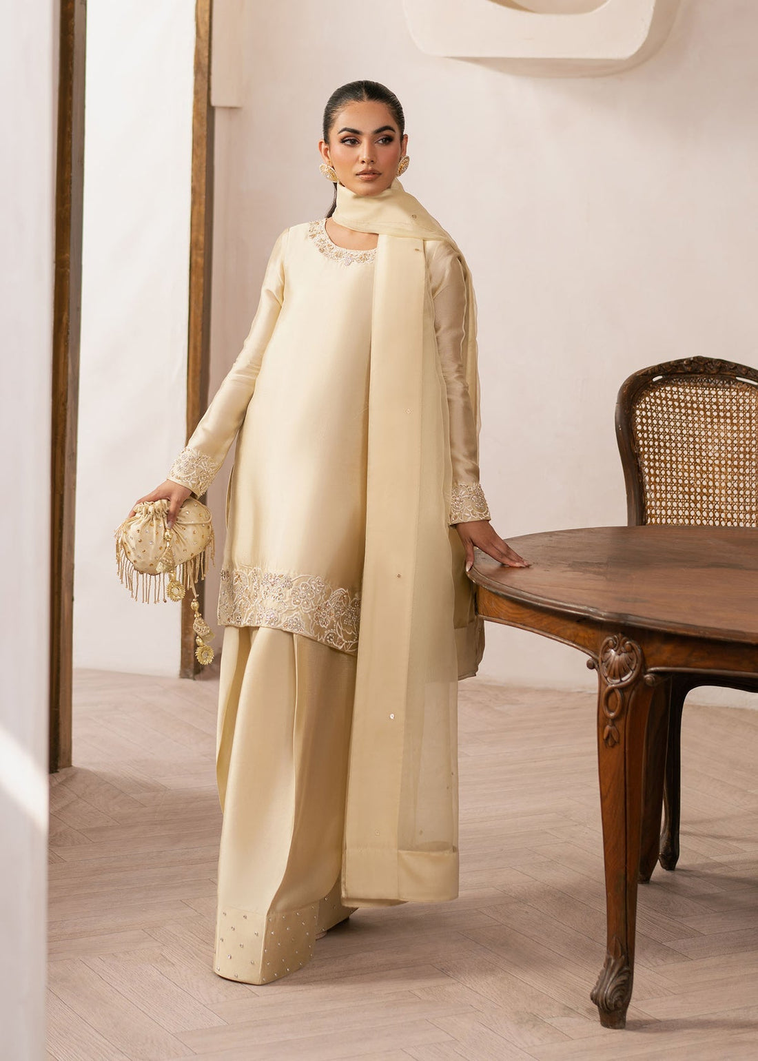 Dastoor | Rania Luxury Pret 25 | Eluna - Official Dastoor stockist in UK - Sakeena London