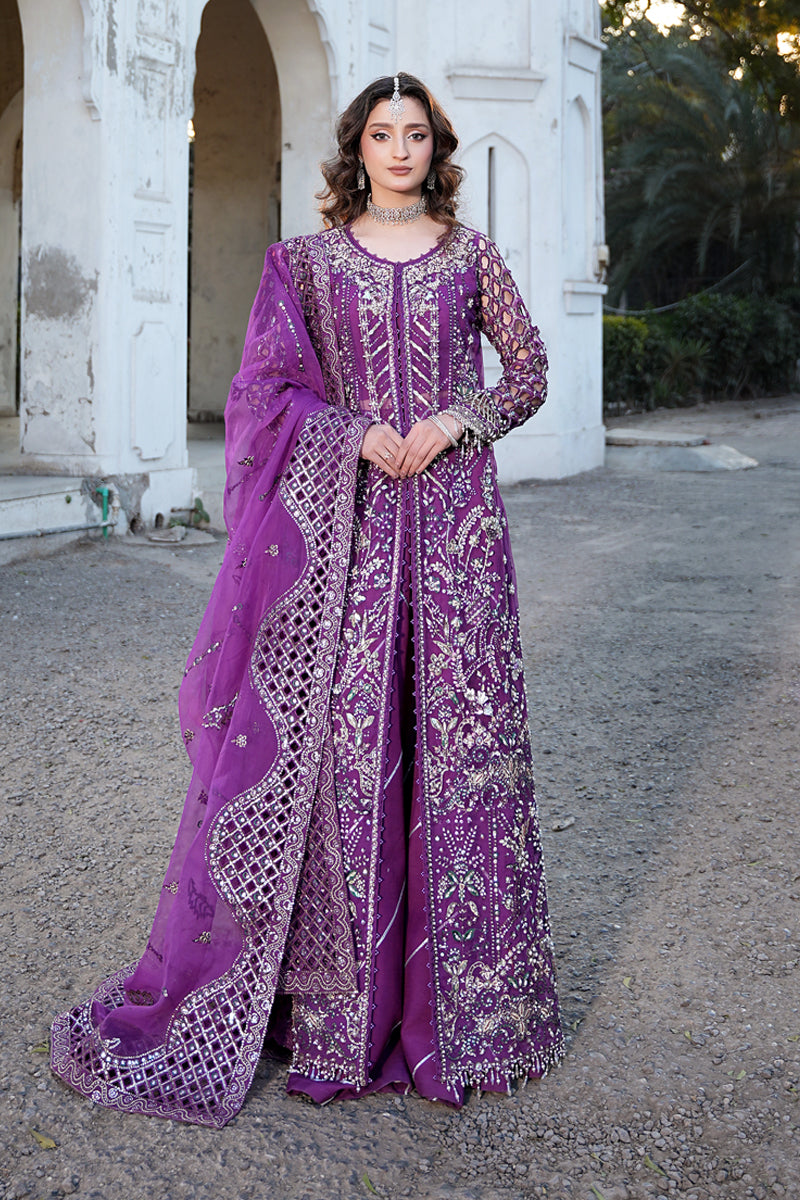 Maryams | Zeenat Luxury Formals | Crimson Bloom - Z-02 - Official Maryams stockist in UK - Sakeena London