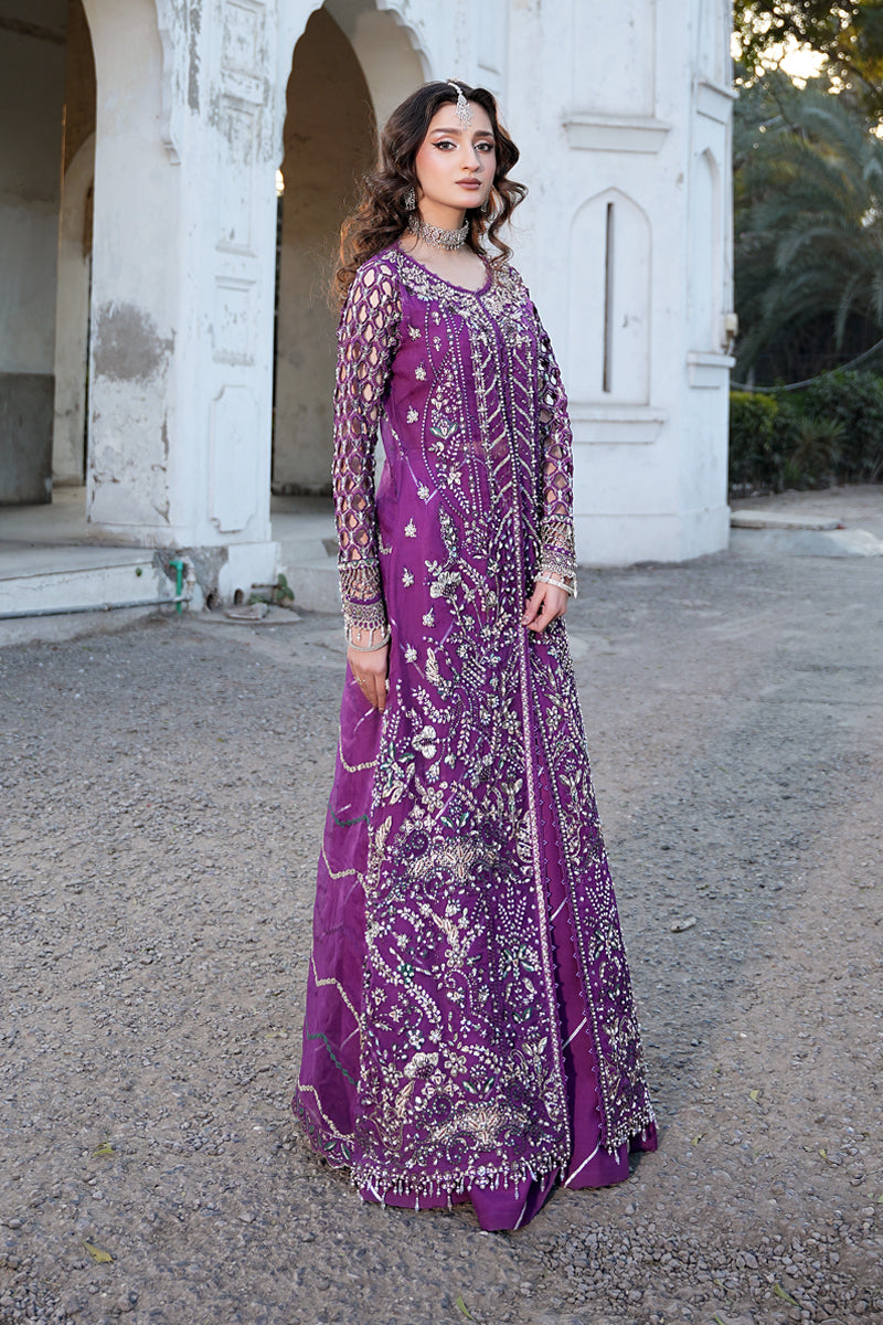 Maryams | Zeenat Luxury Formals | Crimson Bloom - Z-02 - Official Maryams stockist in UK - Sakeena London