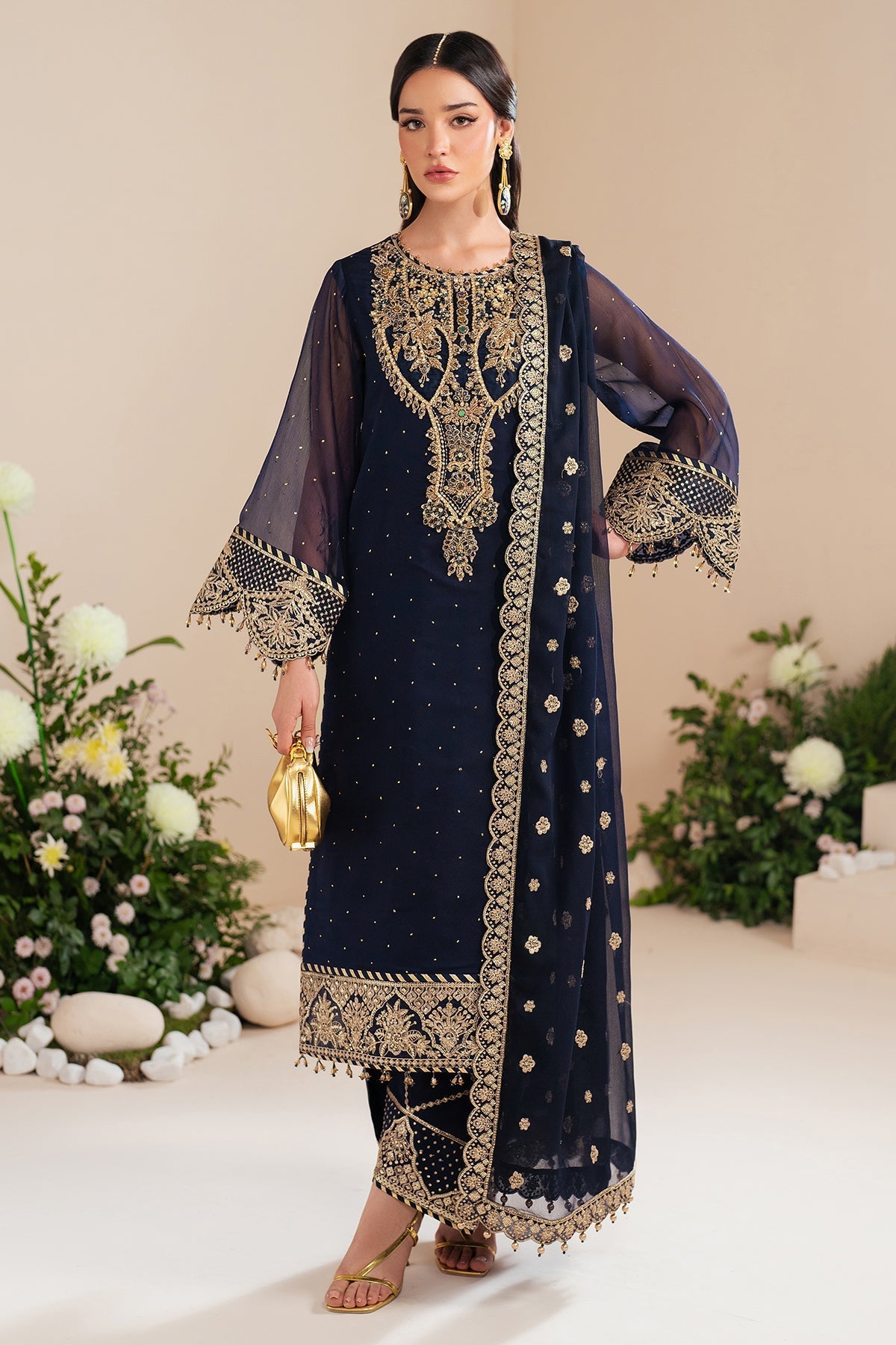 Alizeh | Handcrafted Eid Edit 25 | AF-HM-4037-Erina - Official Alizeh stockist in UK - Sakeena London