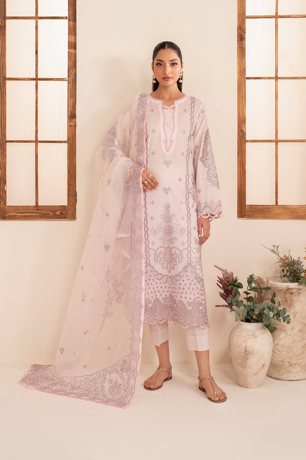 Zarif | Lamhay Luxury Eid Lawn 25 | 07 NERISA - Official Zarif stockist in UK - Sakeena London