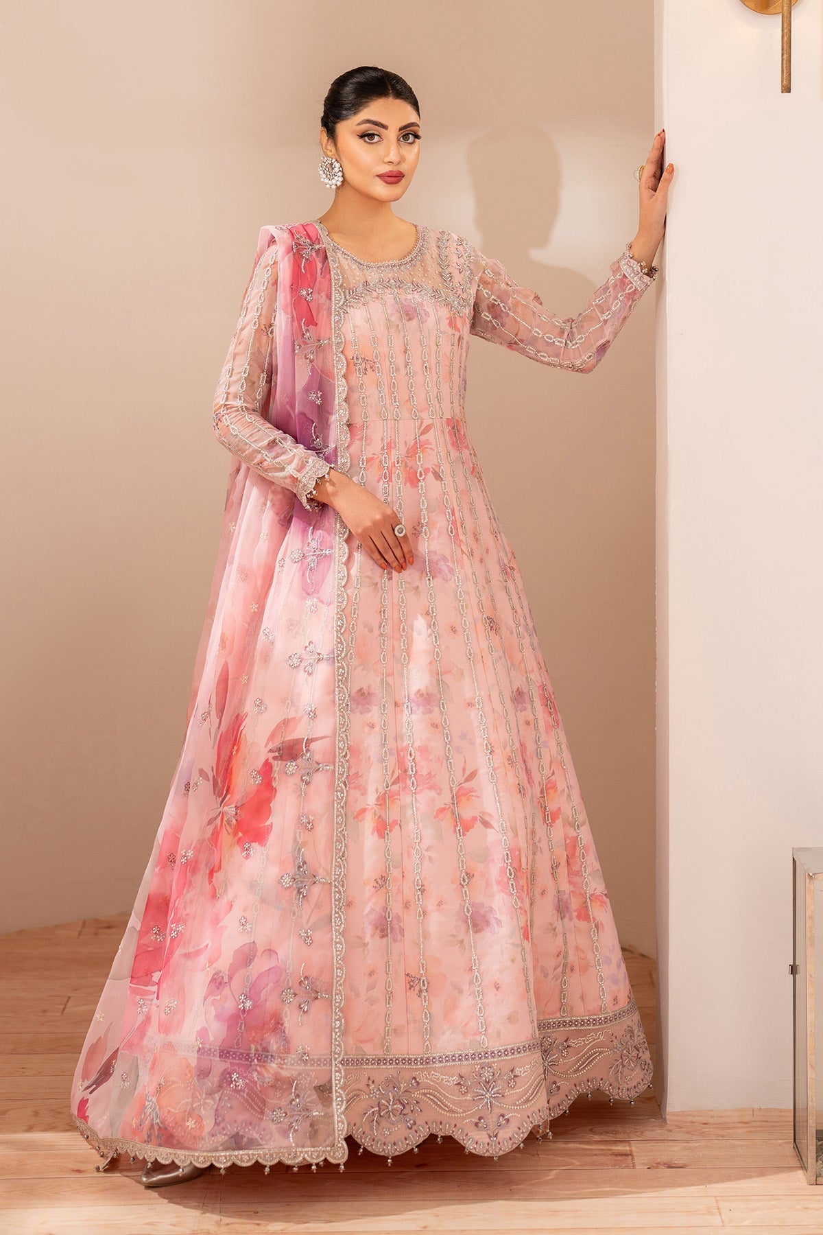 Alizeh | Fleur Chiffon | AF-CH-2197-Rimayah - Official Alizeh stockist in UK - Sakeena London