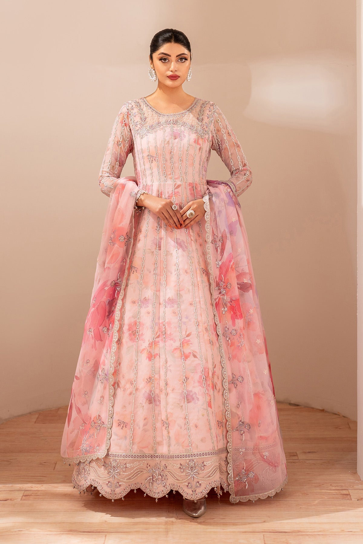 Alizeh | Fleur Chiffon | AF-CH-2197-Rimayah - Official Alizeh stockist in UK - Sakeena London