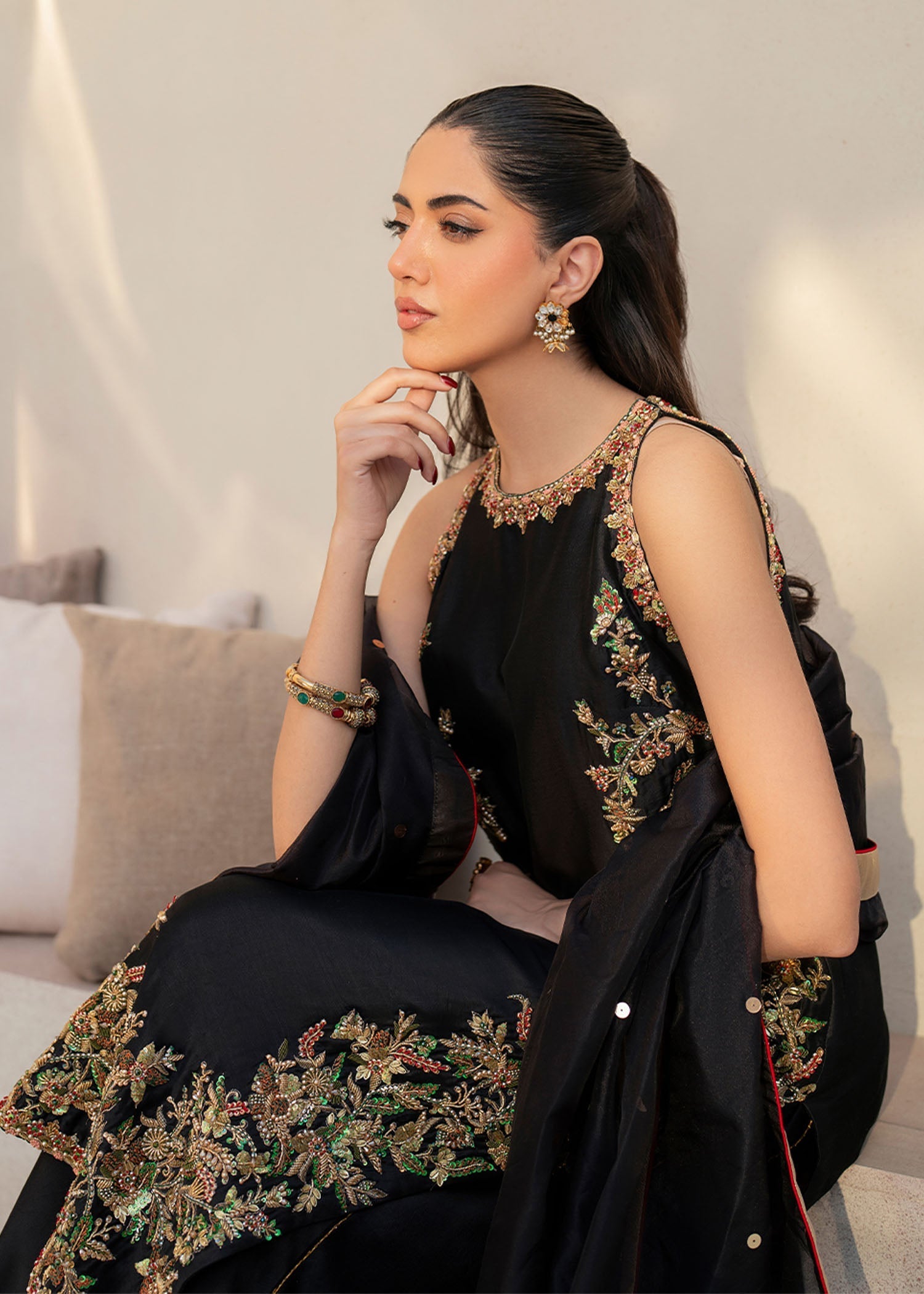 Dastoor | Maahi Luxury Pret 25 | Liyana - Official Dastoor stockist in UK - Sakeena London