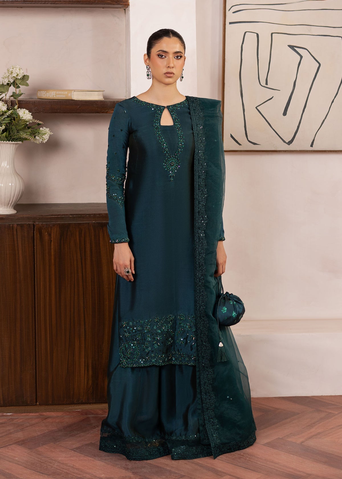 Dastoor | Rania Luxury Pret 25 | Raya - Official Dastoor stockist in UK - Sakeena London