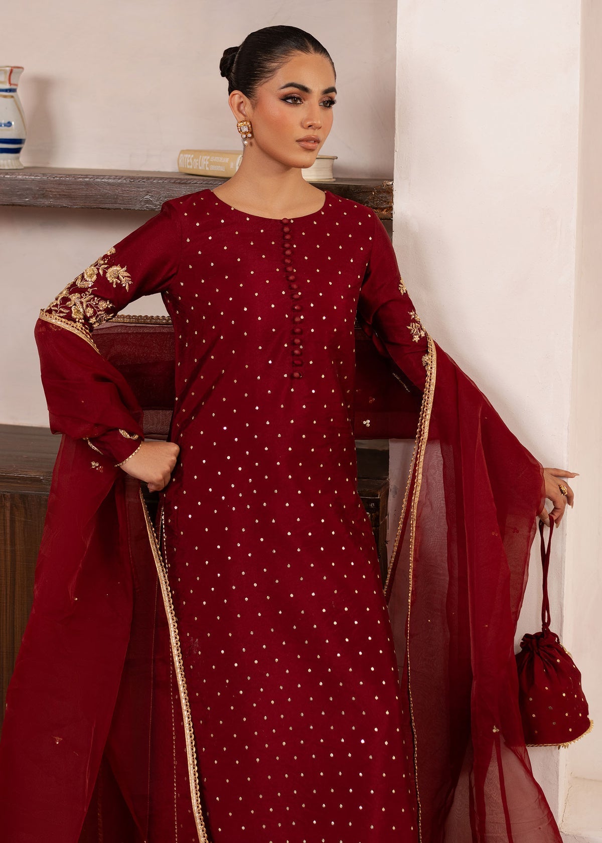 Dastoor | Rania Luxury Pret 25 | Elise - Official Dastoor stockist in UK - Sakeena London