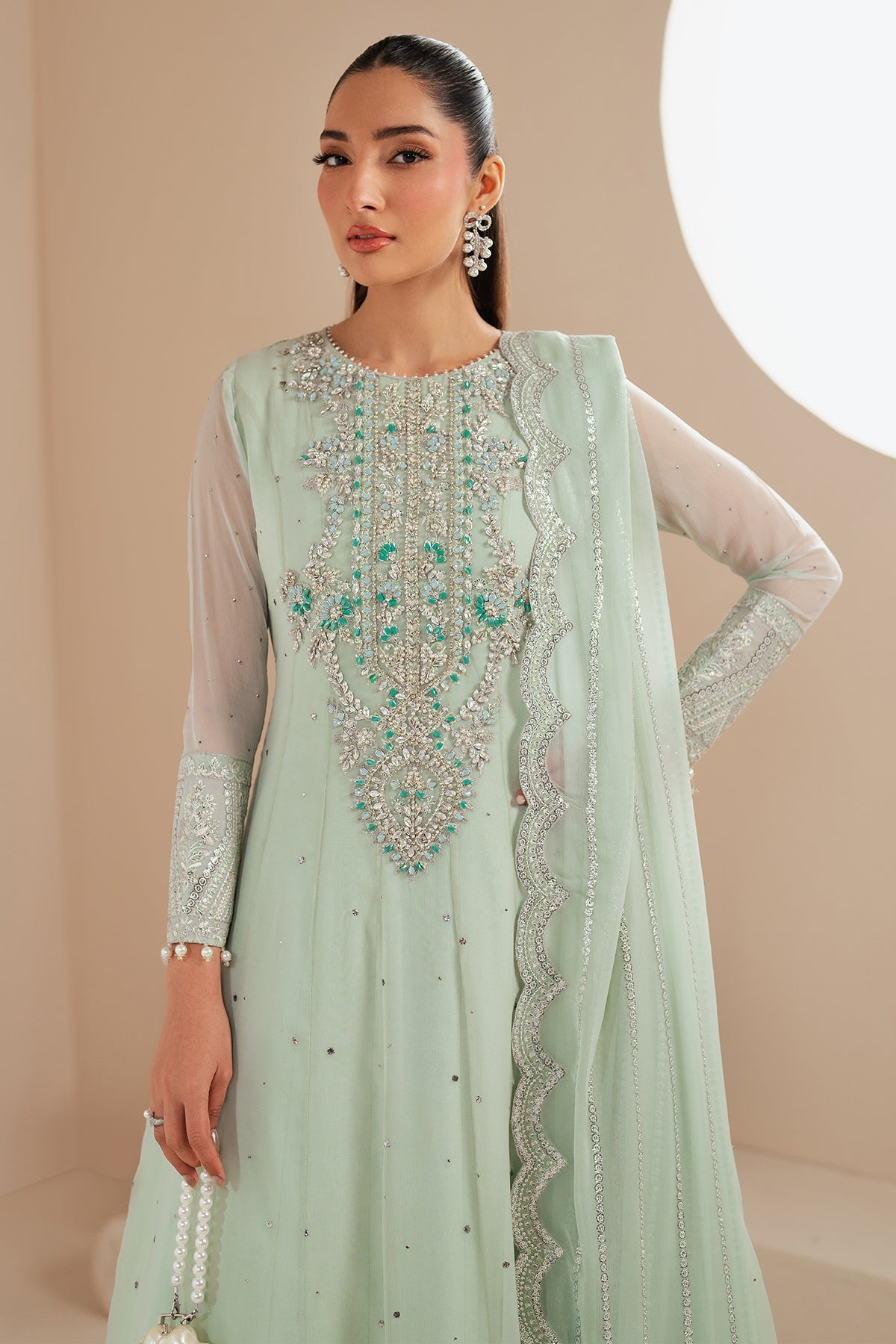 Alizeh | Handcrafted Eid Edit 25 | AF-HM-4035-Rimel - Official Alizeh stockist in UK - Sakeena London